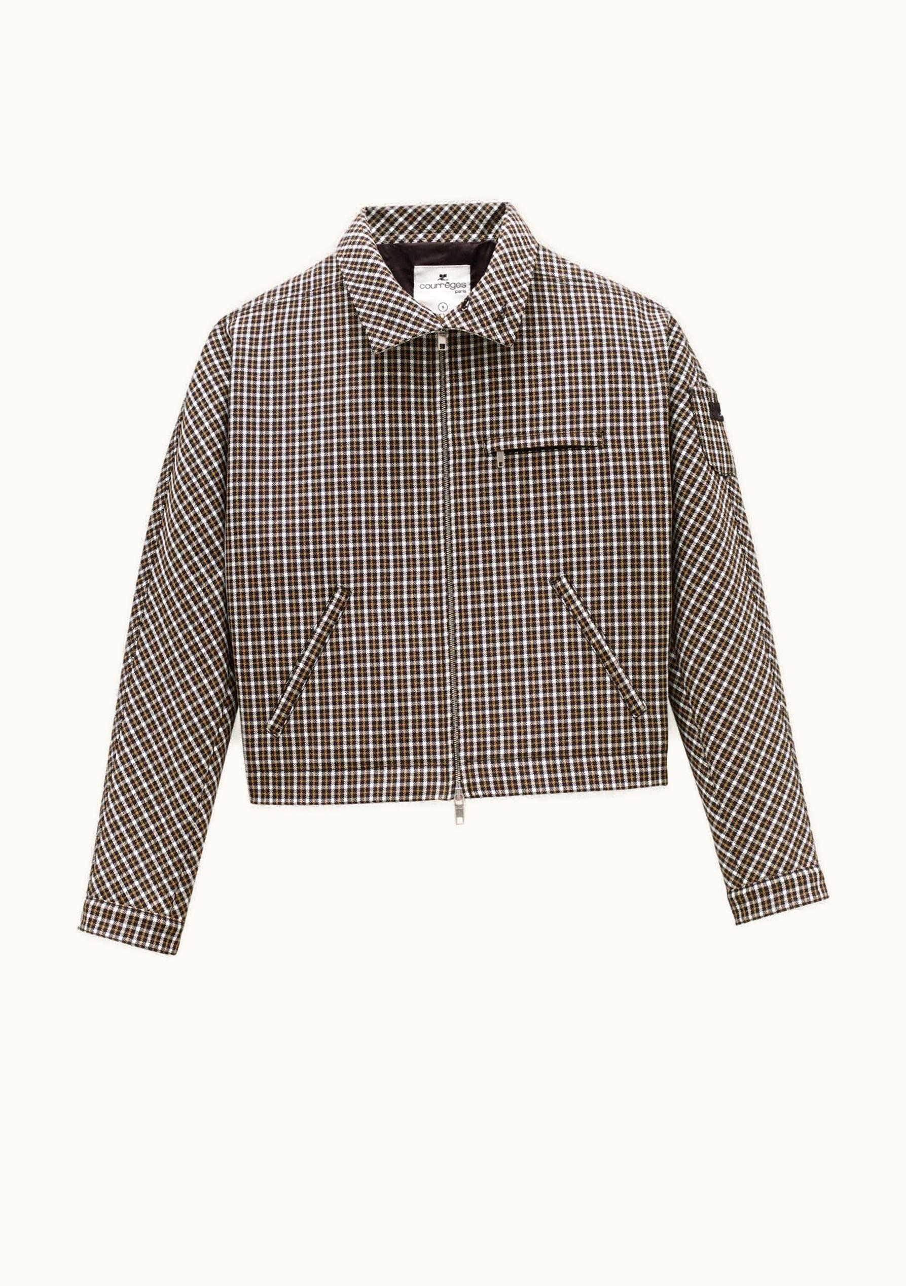 Courrèges Courrèges Check Bombers Jacket