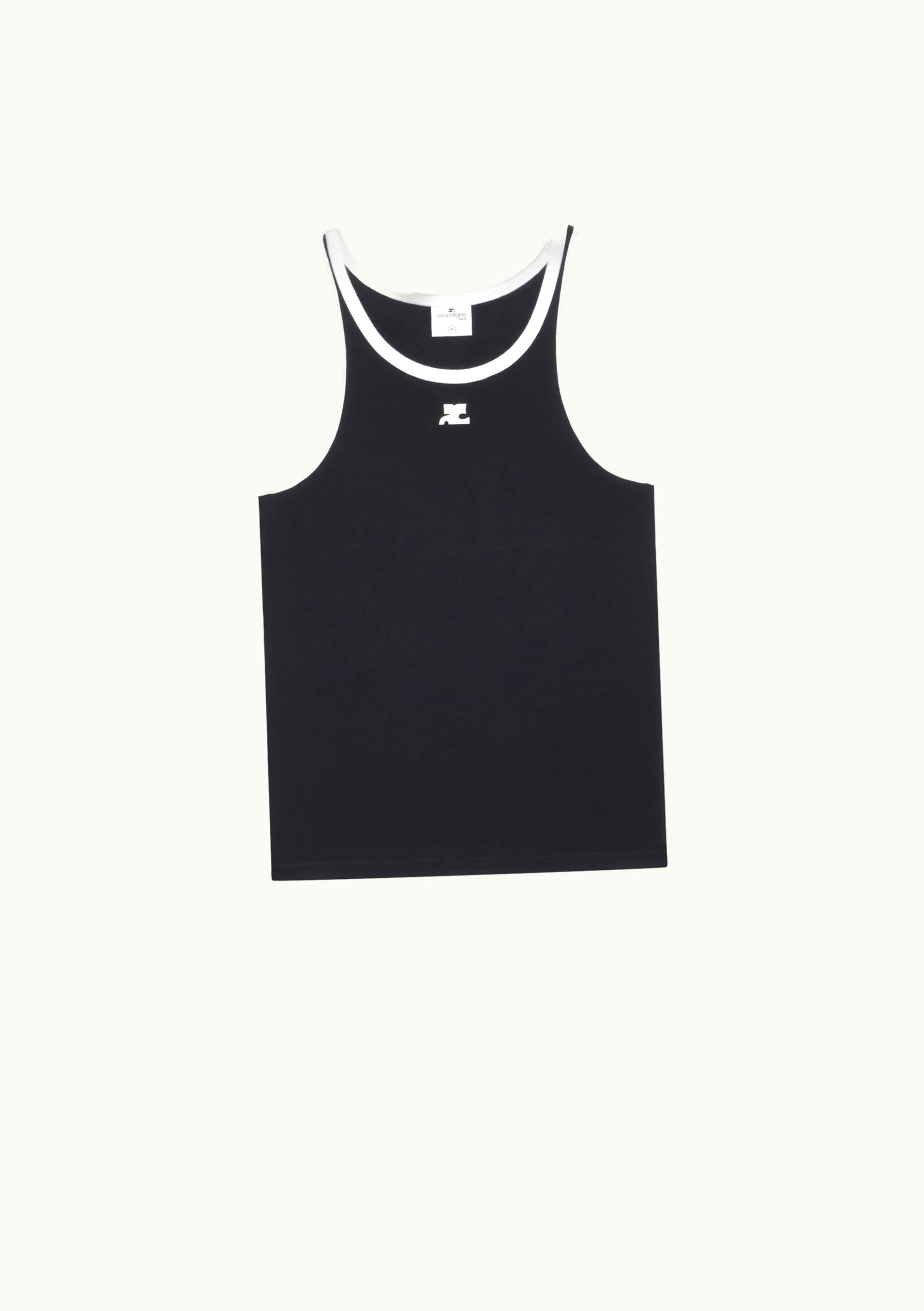 Courrèges Courrèges Contrast Bumpy Tank Top UZ0121891
