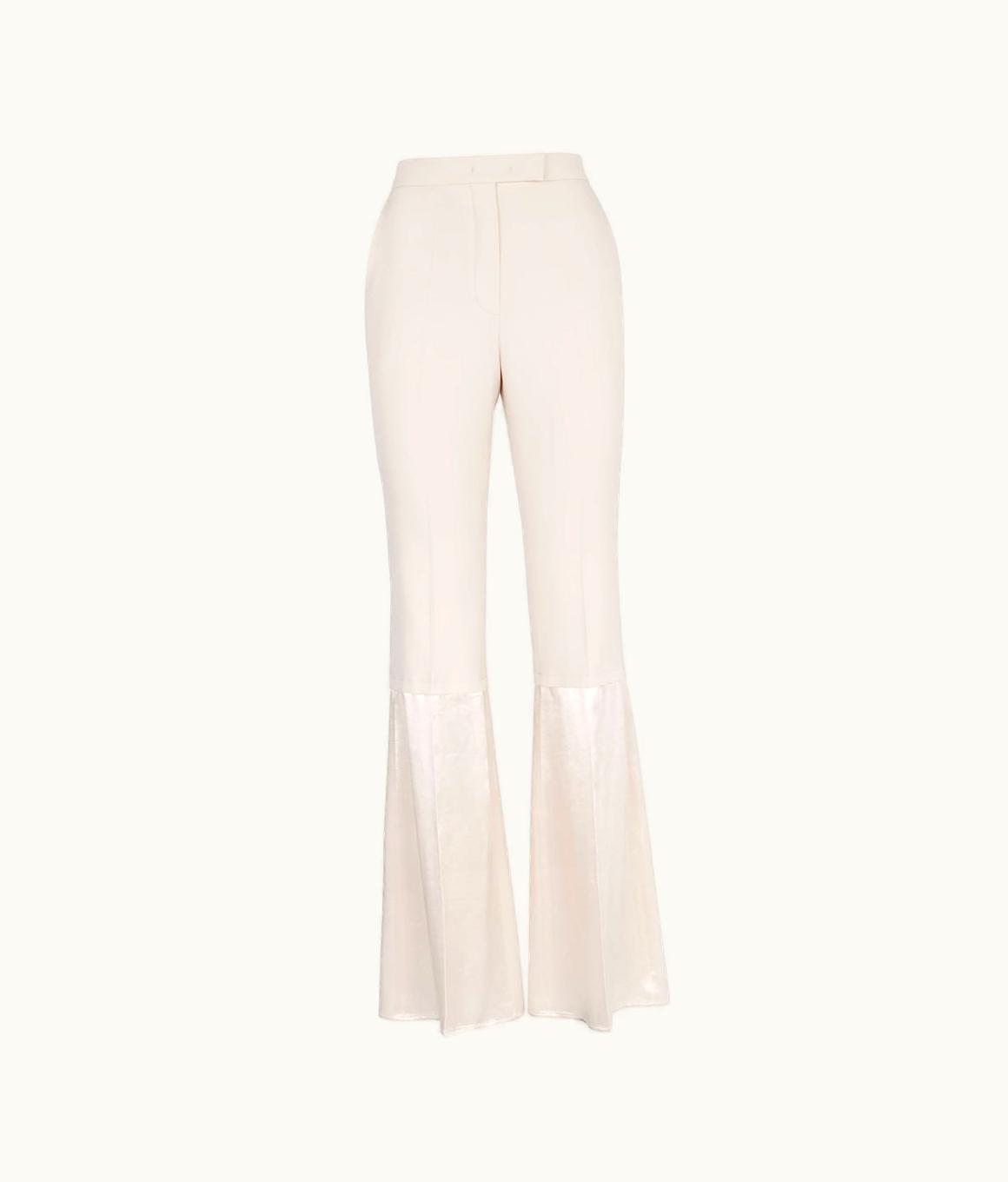 Fendi Fendi Trousers - Beige Gabardine Trousers UZ0122078
