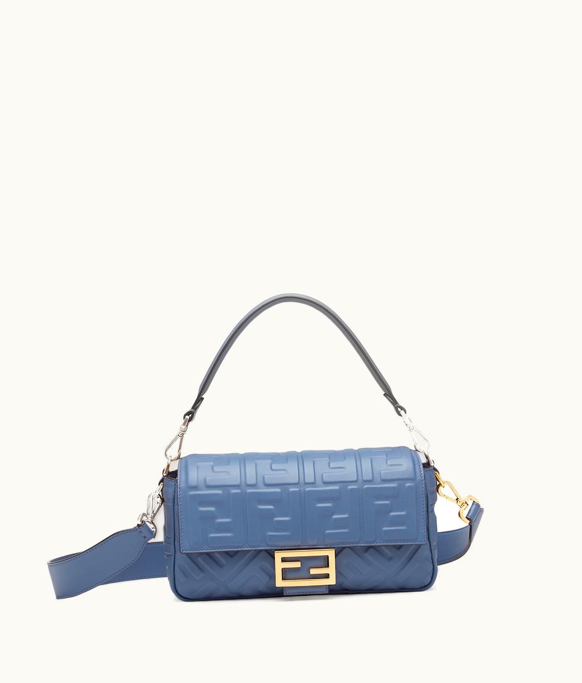 Fendi Fendi Baguette - Blue Nappa Leather Bag UZ0122121
