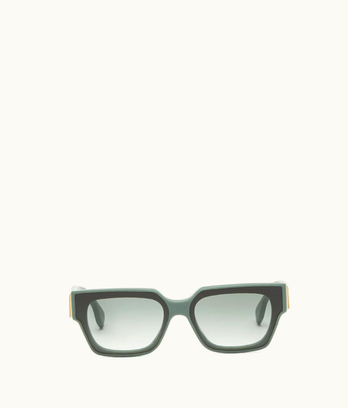 Fendi Fendi First - Dark Green Acetate Sunglasses