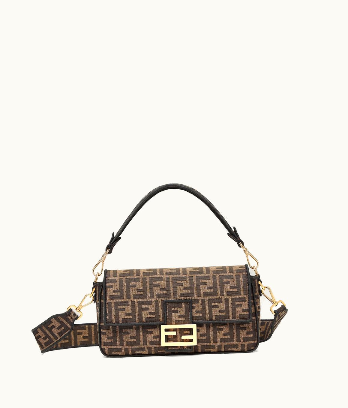 Fendi Fendi Baguette - Jacquard FF Fabric Bag UZ0122284