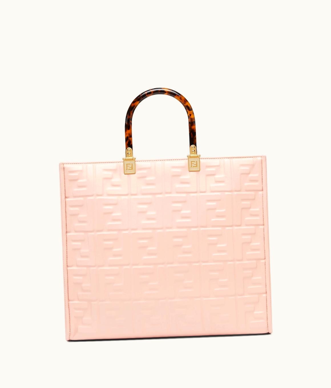 Fendi Fendi Sunshine Medium - Pink Leather Shopper
