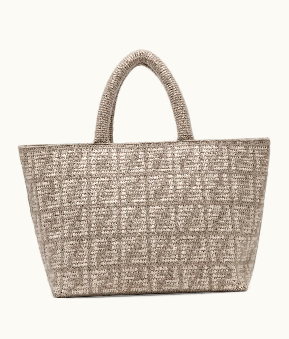 Fendi Fendi Shopper Bag Large - Dove Grey Cashmere Bag