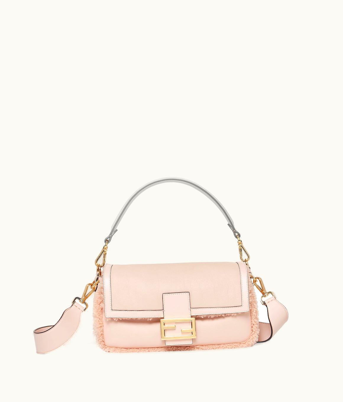 Fendi Fendi Baguette - Pale Pink Sheepskin Bag