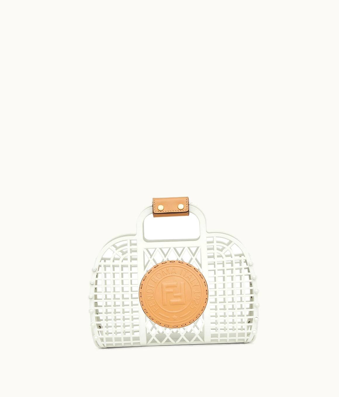 Fendi Fendi Small Fendi Basket - White Recycled Plastic Mini Bag