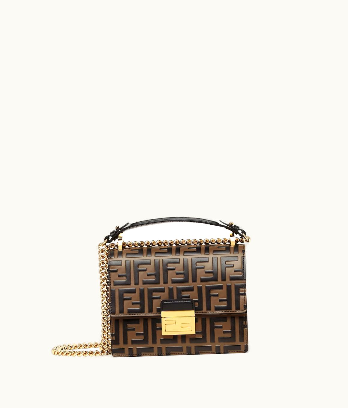 Fendi Fendi Kan U Small - Brown Leather Mini-Bag