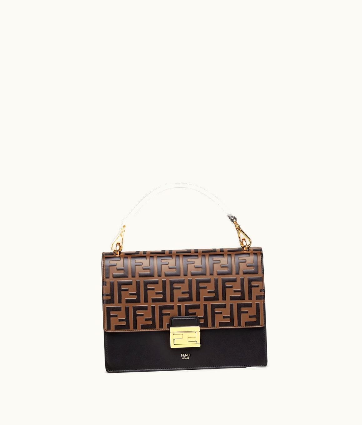 Fendi Fendi Kan I - Black Leather Bag