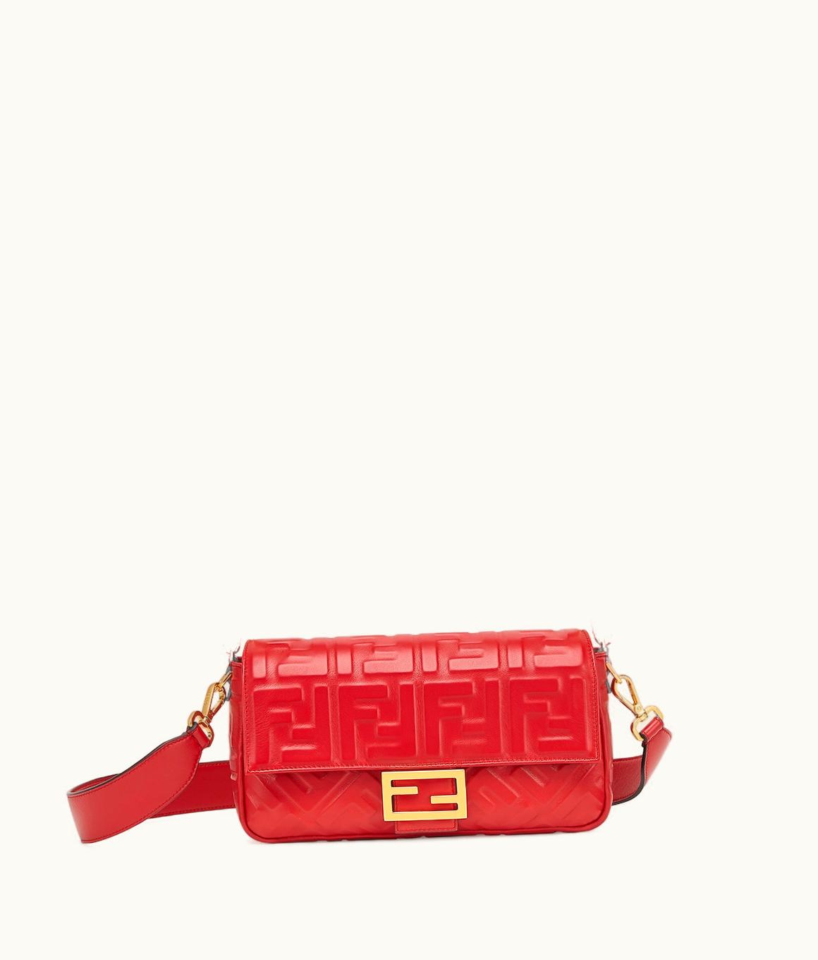 Fendi Fendi Baguette - Red Leather Bag