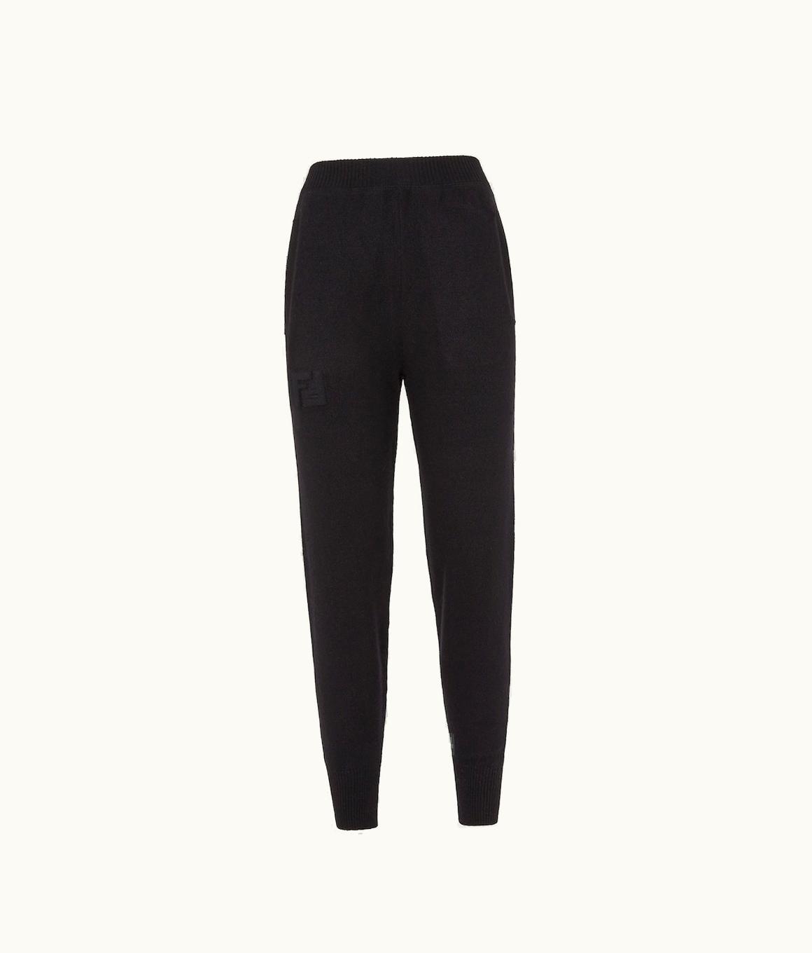 Fendi Fendi Trousers - Black Eco-Cashmere Trousers