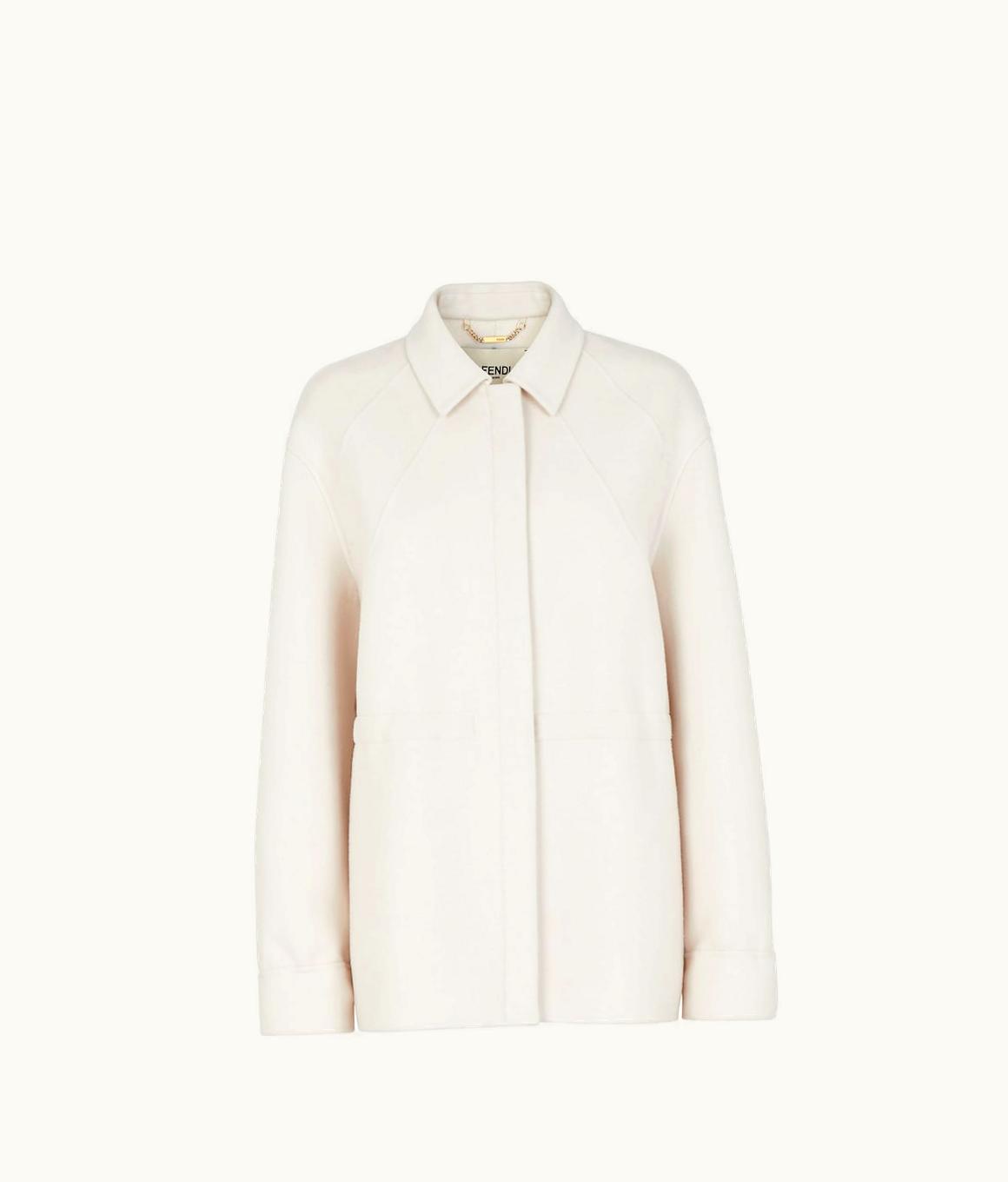 Fendi Fendi Jacket - White Wool Jacket