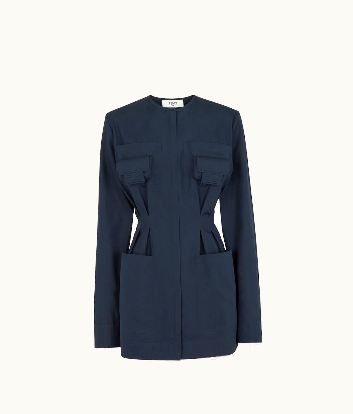 Fendi Fendi Dress - Blue Cotton Dress