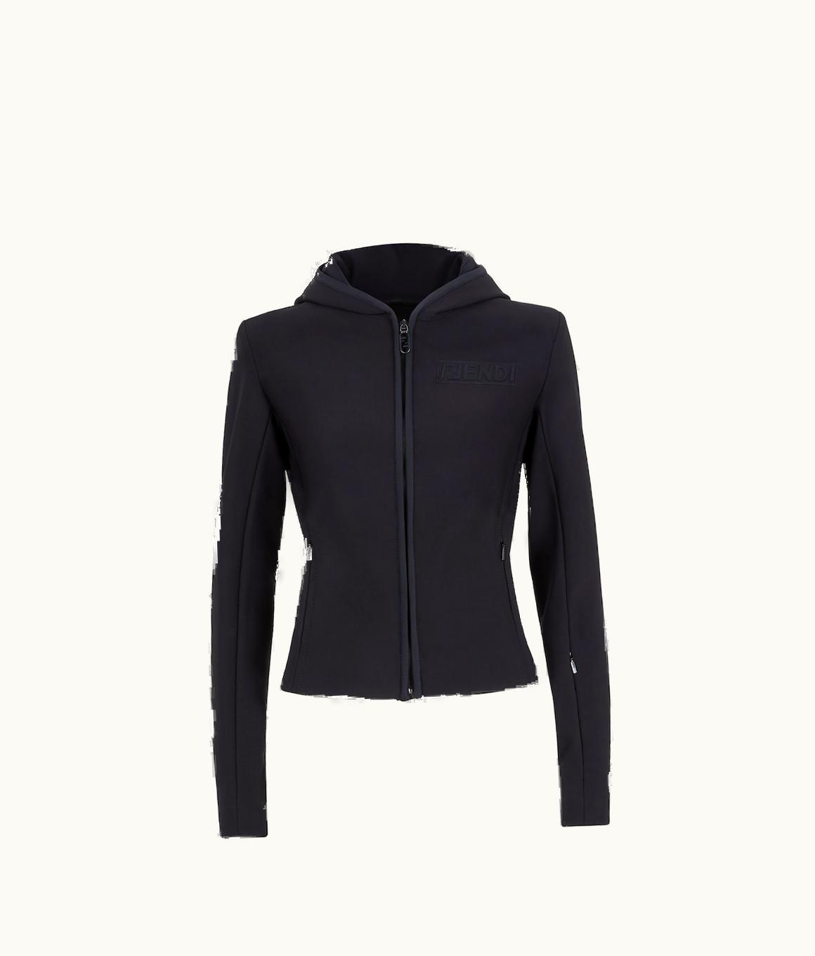 Fendi Fendi Ski Jacket - Black Tech Fabric Jacket UZ0122686