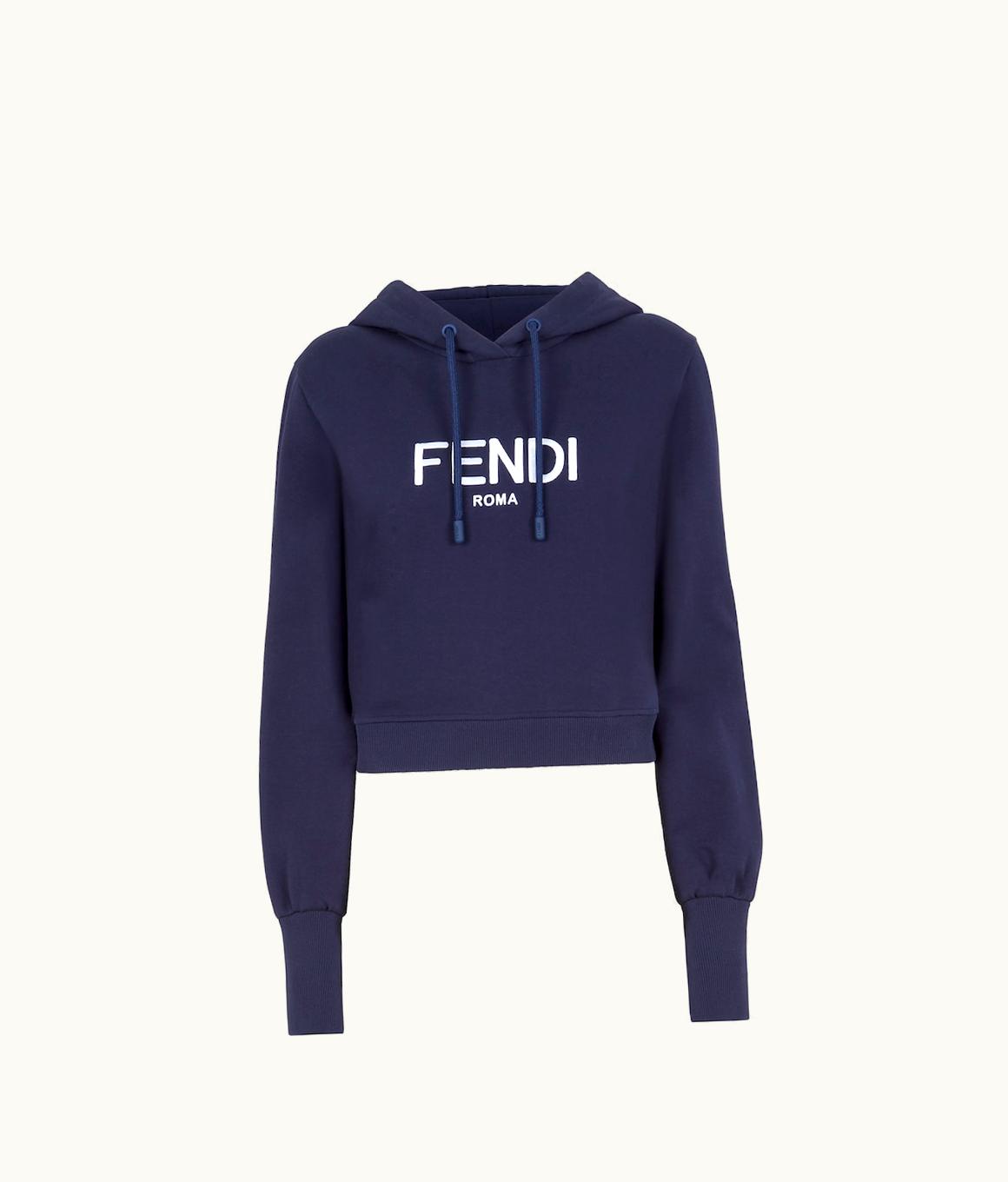 Fendi Fendi Sweatshirt - Blue Jersey Sweatshirt