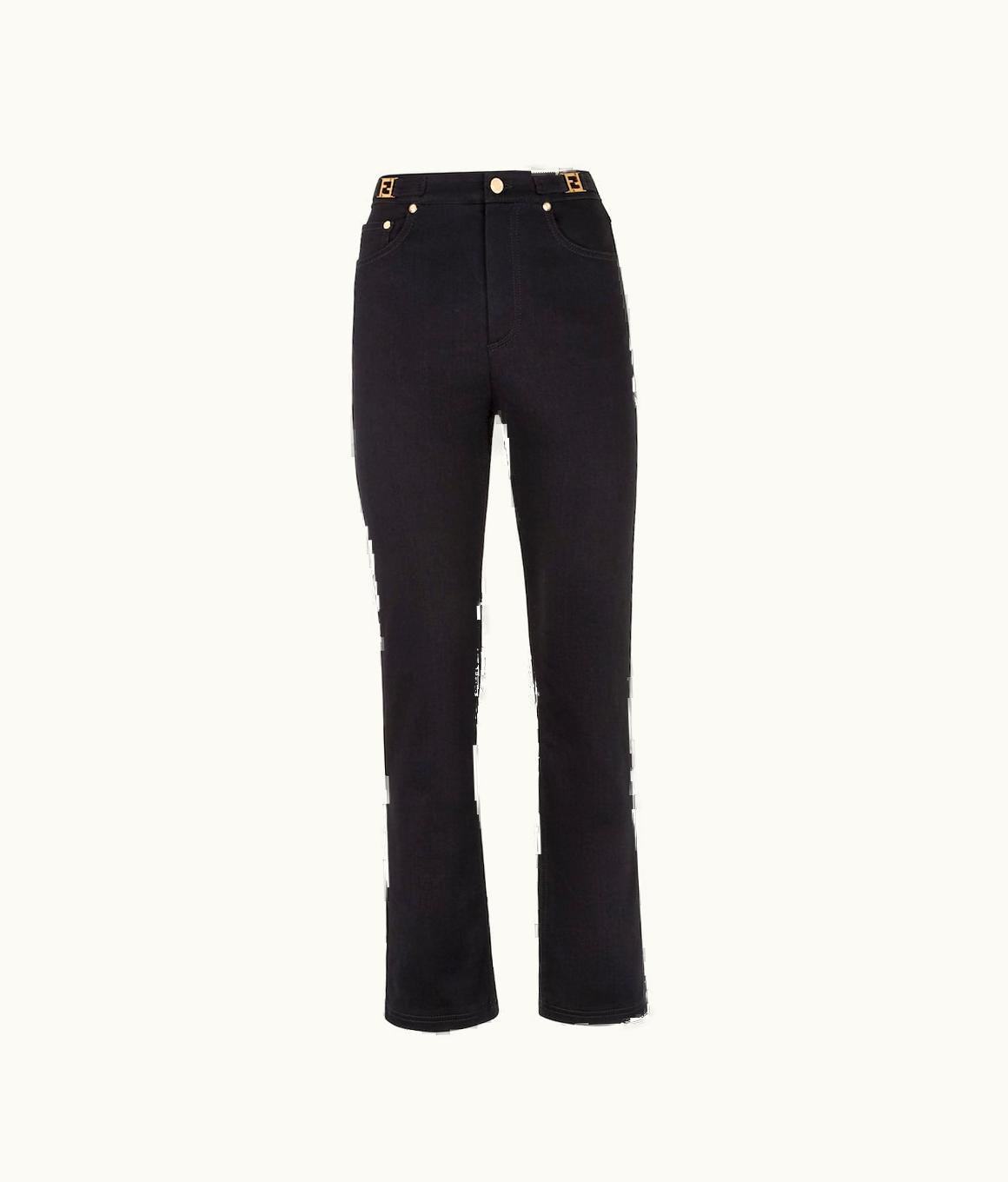 Fendi Fendi Trousers - Black Denim Trousers
