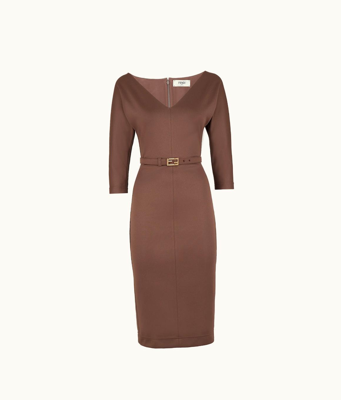 Fendi Fendi Dress - Brown Jersey Dress