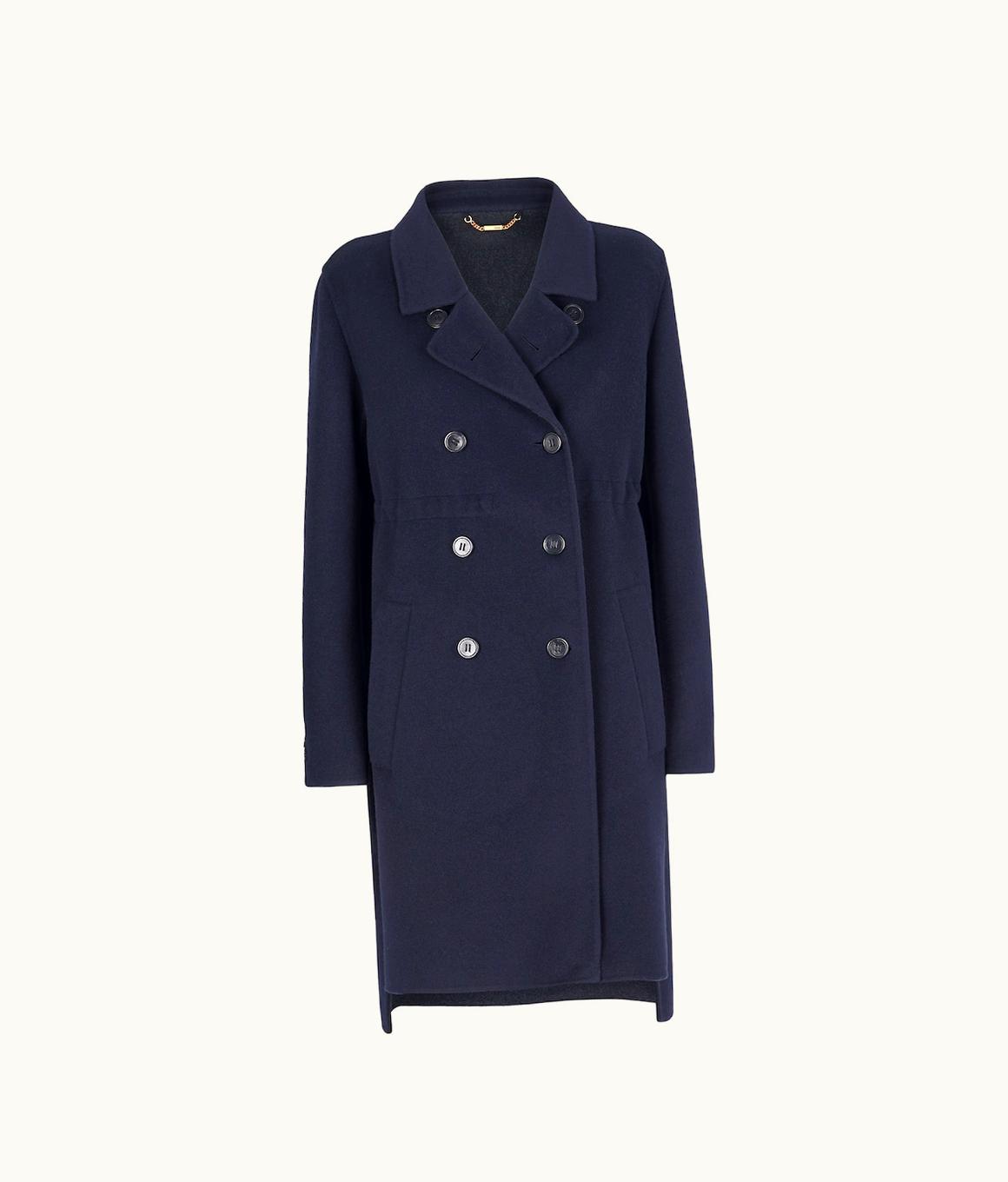 Fendi Fendi Coat - Blue Cashmere Coat