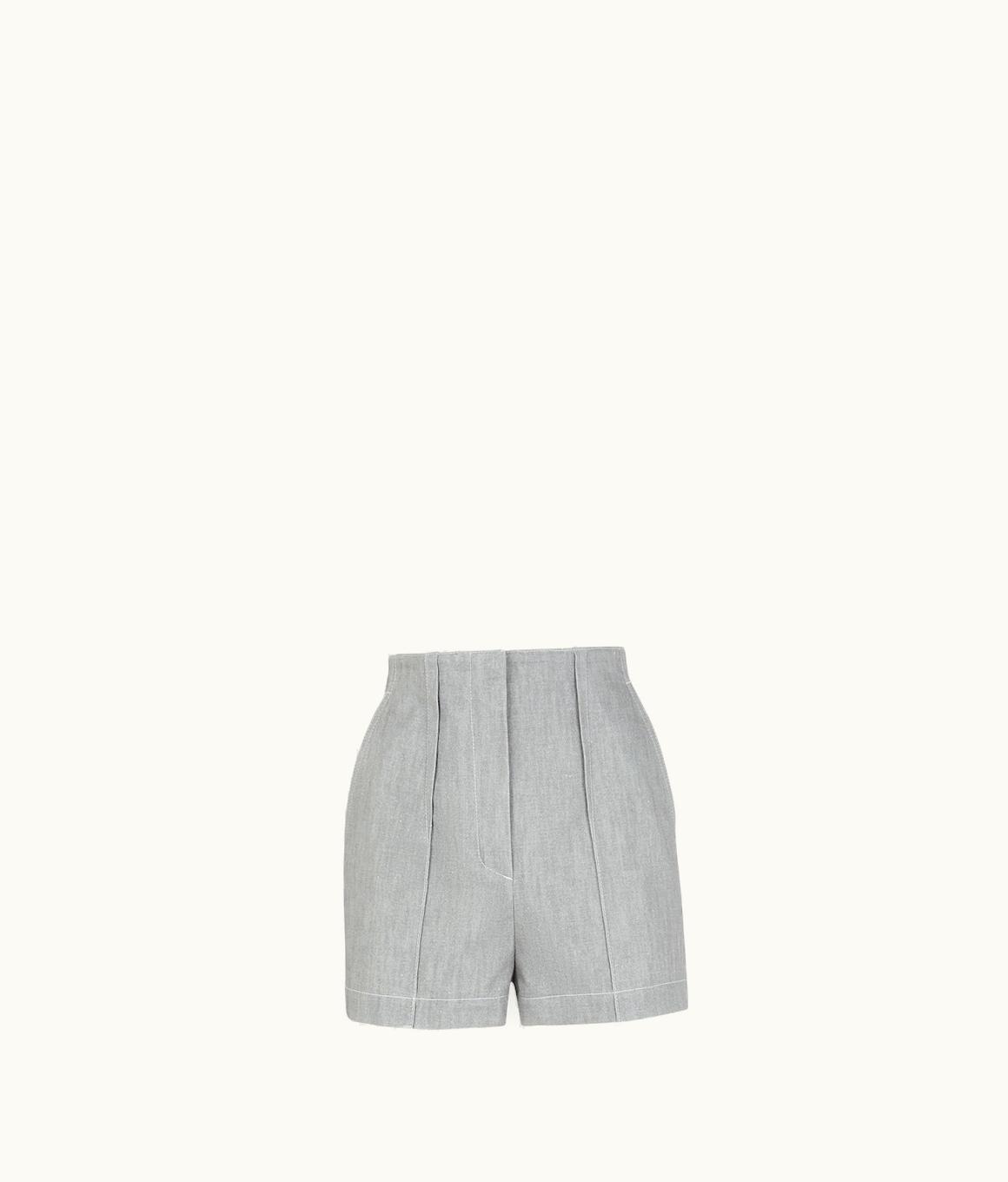 Fendi Fendi Shorts - Grey Chambray Shorts