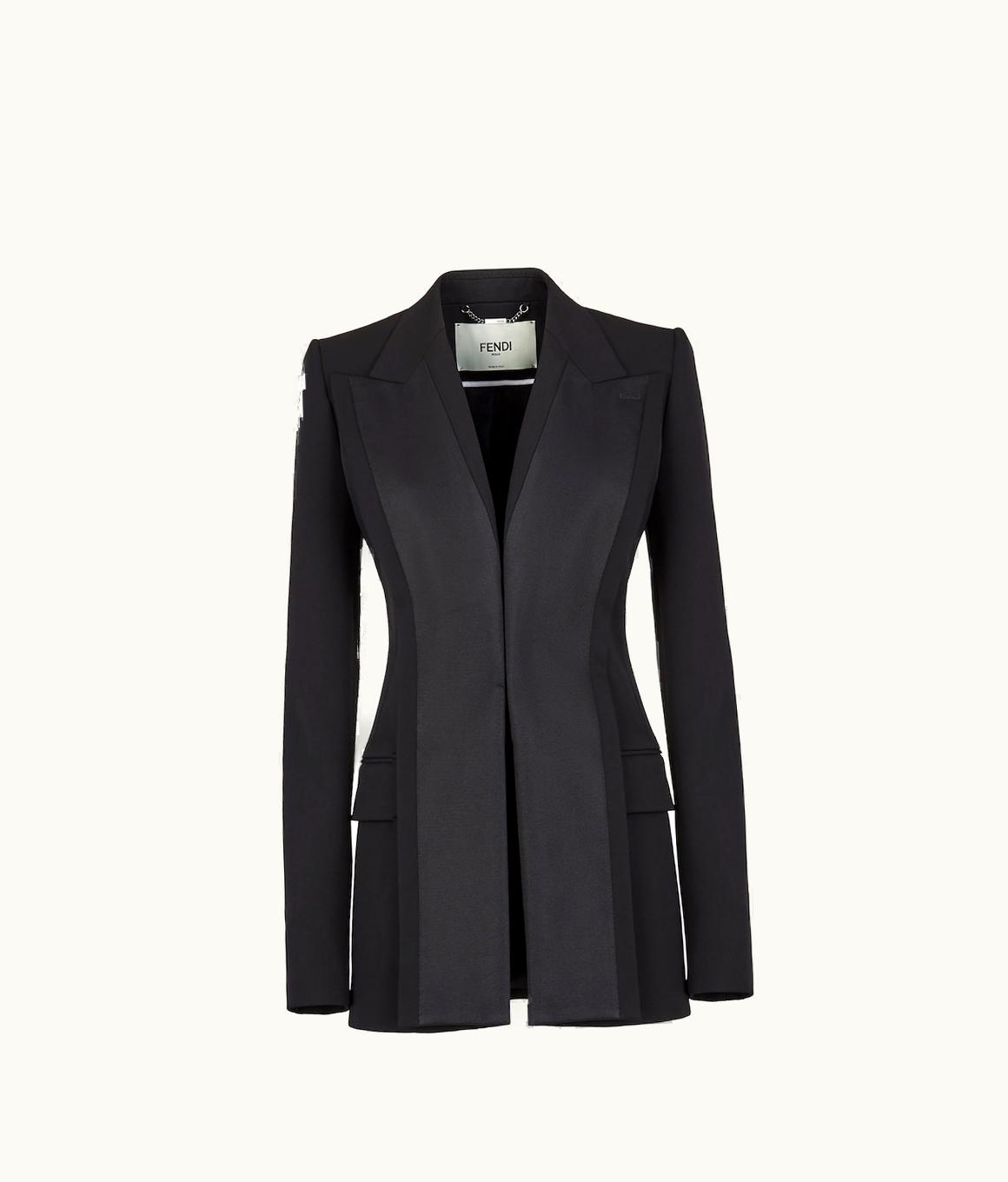 Fendi Fendi Jacket - Black Grain De Poudre Jacket