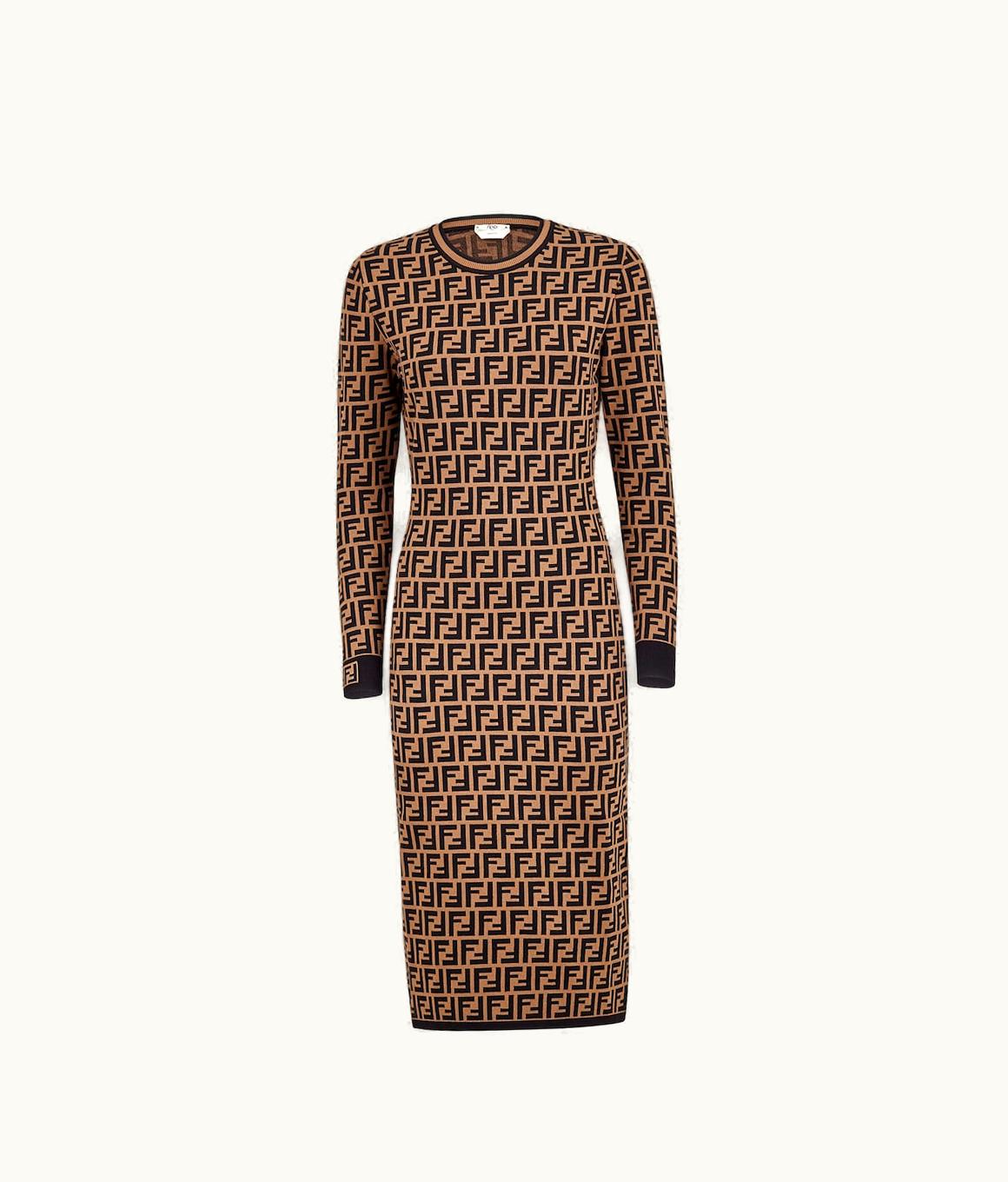 Fendi Fendi Dress - Brown Viscose Dress