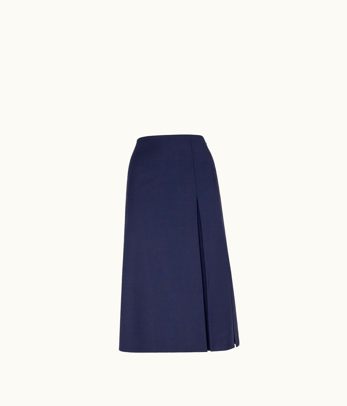 Fendi Fendi Skirt - Blue Mohair Skirt