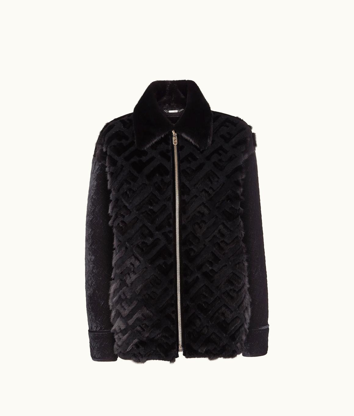 Fendi Fendi Jacket - Black Mink And Shearling Jacket