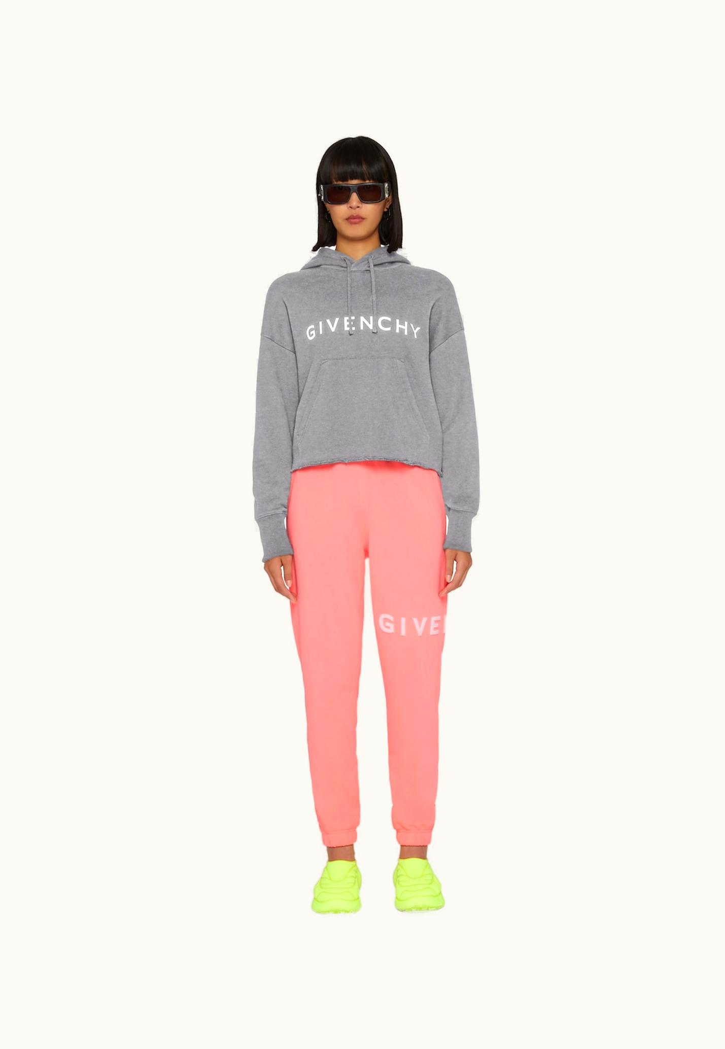 Givenchy Archetype Oversized Cropped Hoodie