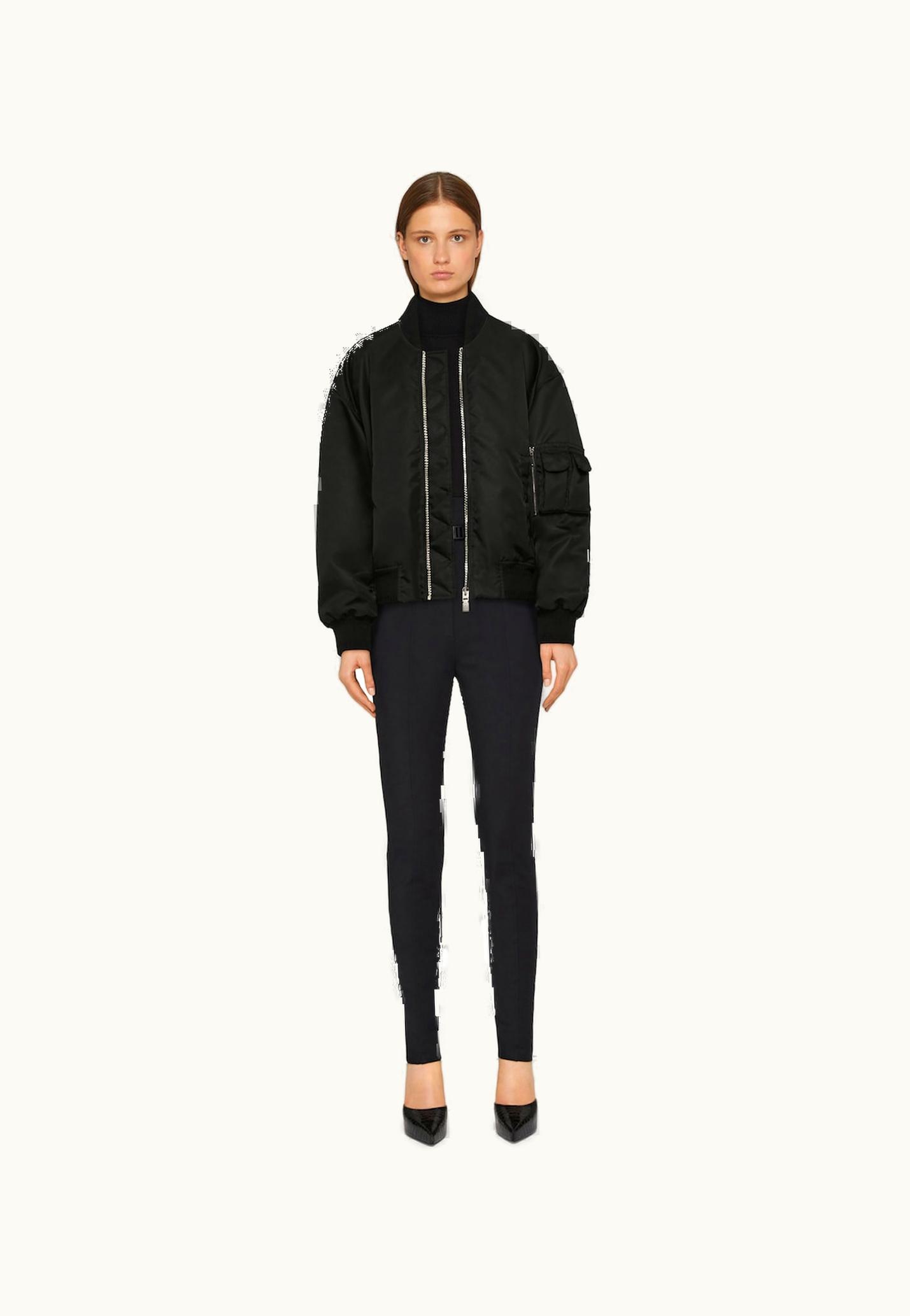 Givenchy Multipockets Bomber Jacket In Printed Nylon