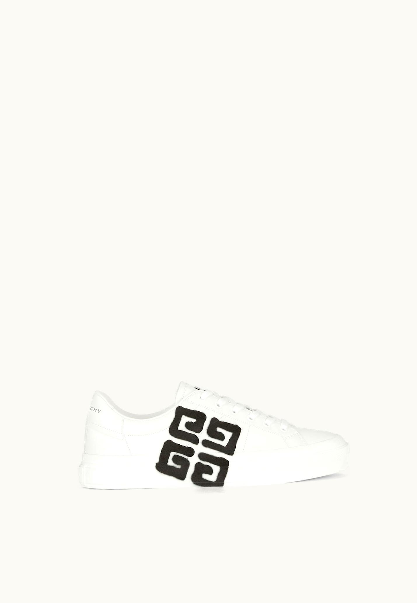 Givenchy Sneakers City Sport In Leather With Tag Effect 4G Print UZ0125598