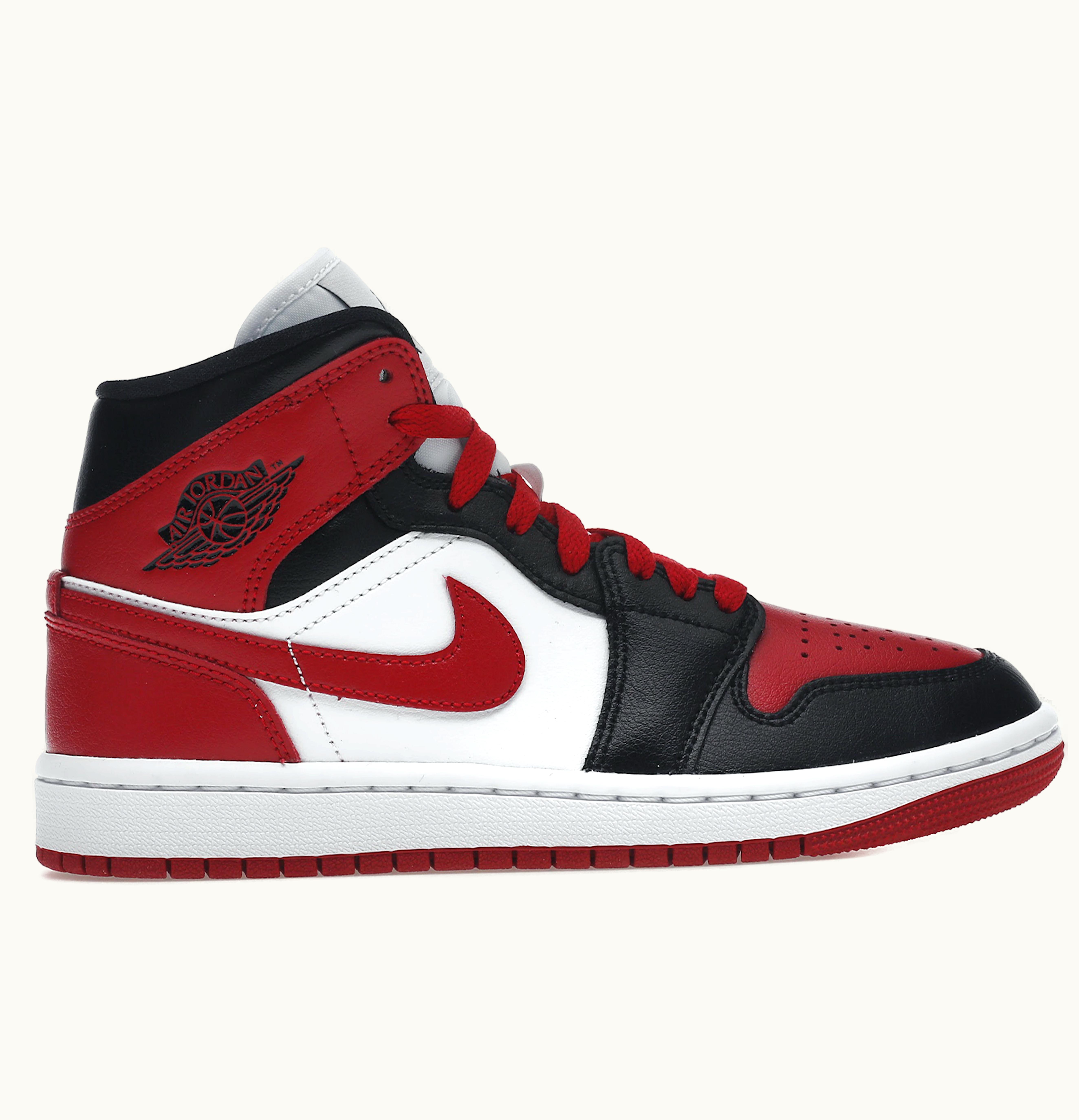 Jordan Air Jordan 1 Mid Alternate Bred Toe W