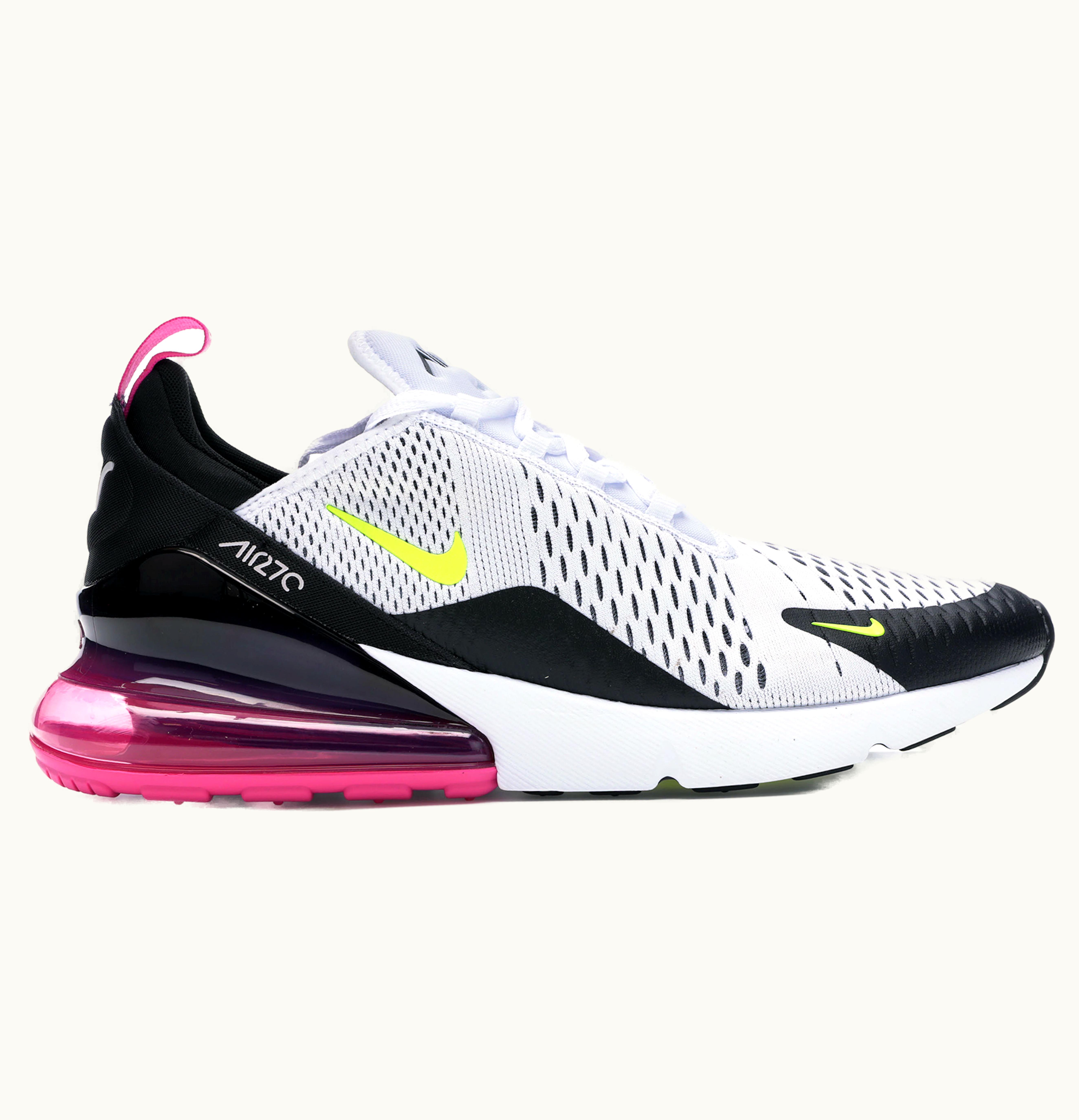 Nike Nike Air Max 270 White Black Fuchsia Volt