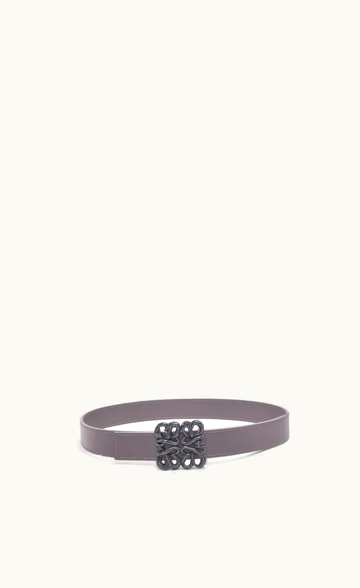 Loewe Loewe Reversible Inflated Anagram Belt In Soft Calfskin UZ0126434
