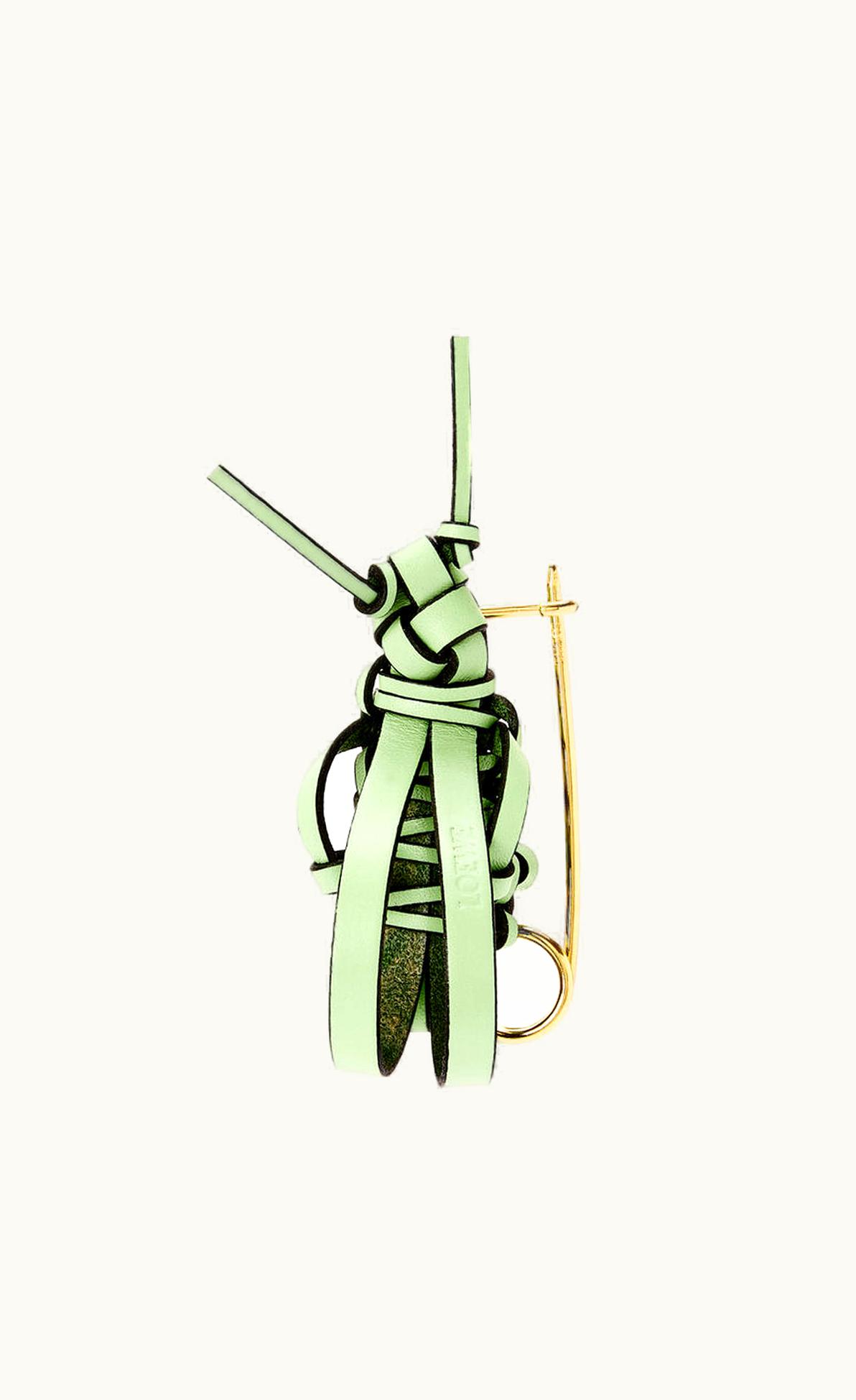 Loewe Loewe Grasshopper Pin Charm In Calfskin And Metal UZ0126517