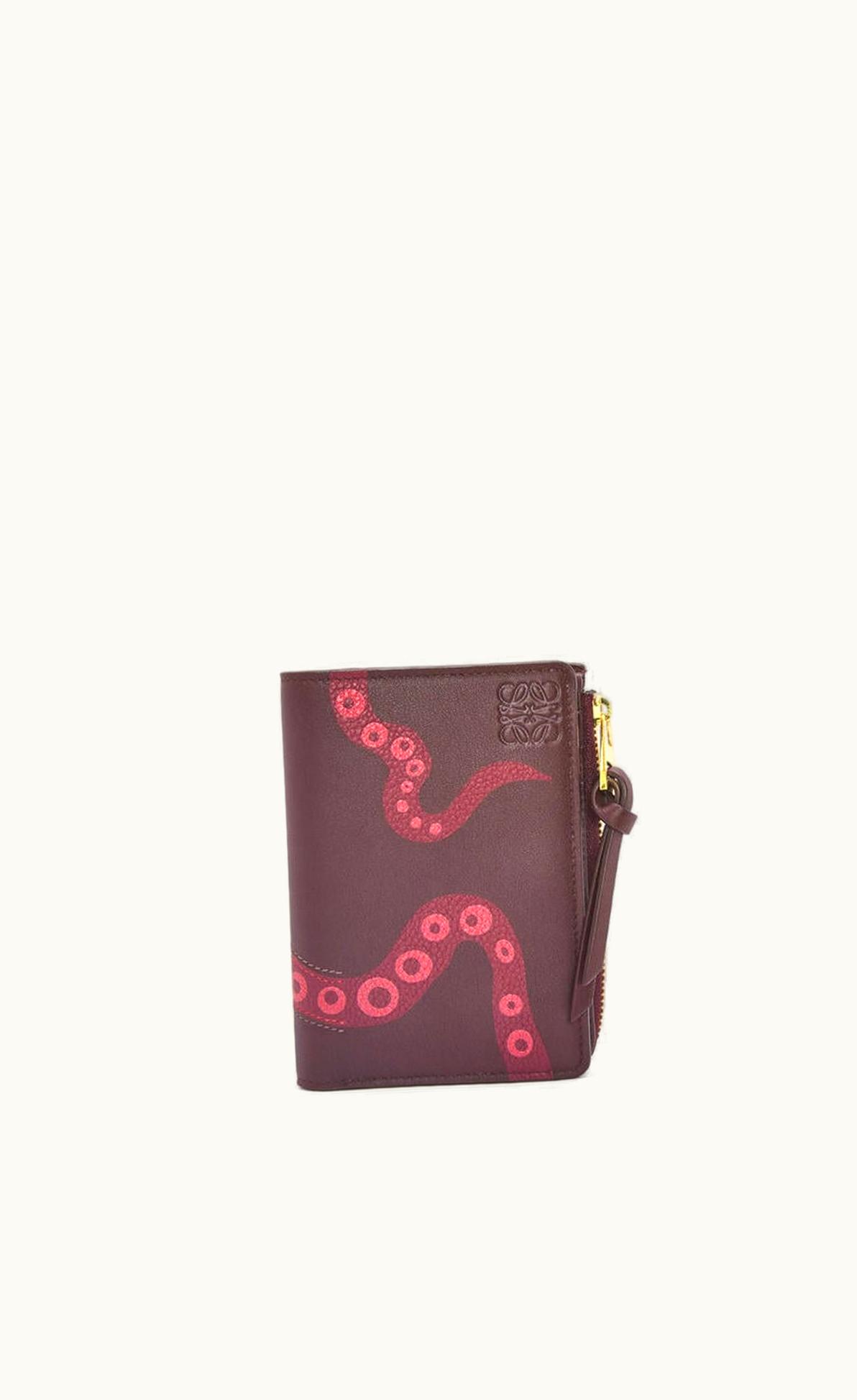 Loewe Loewe Octopus Slim Zip Wallet In Classic Calfskin
