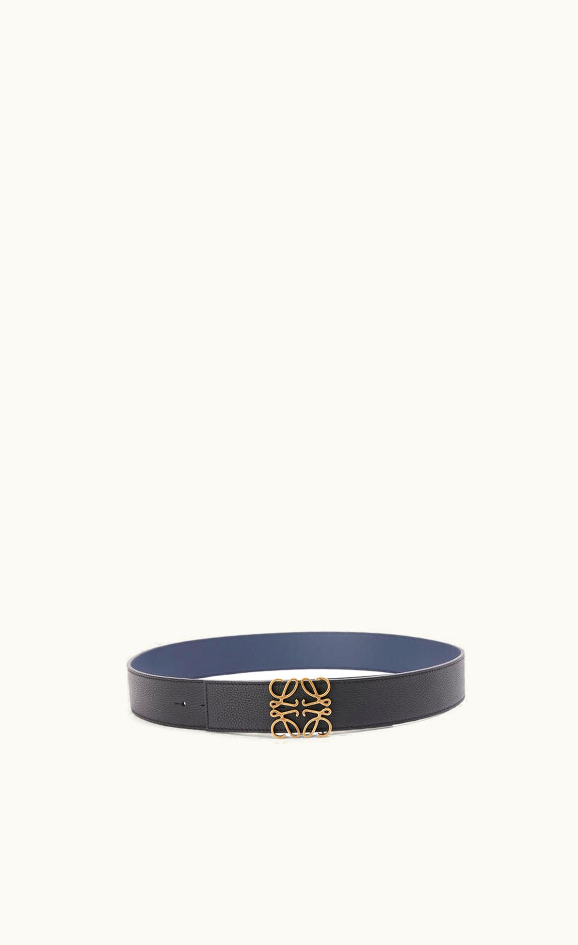 Loewe Loewe Reversible Anagram Belt In Soft Grained Calfskin UZ0126631