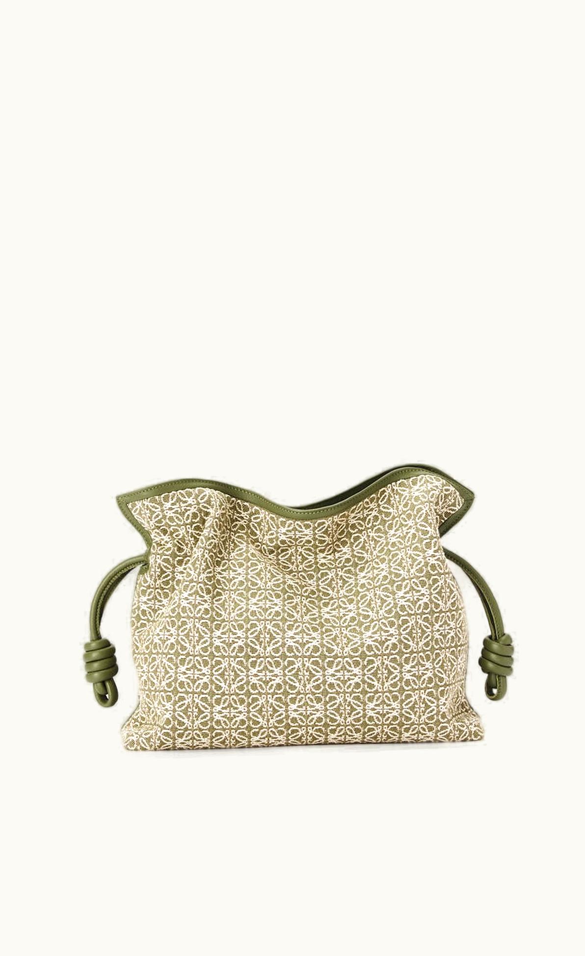 Loewe Loewe Flamenco Clutch In Anagram Jacquard And Calfskin UZ0126640