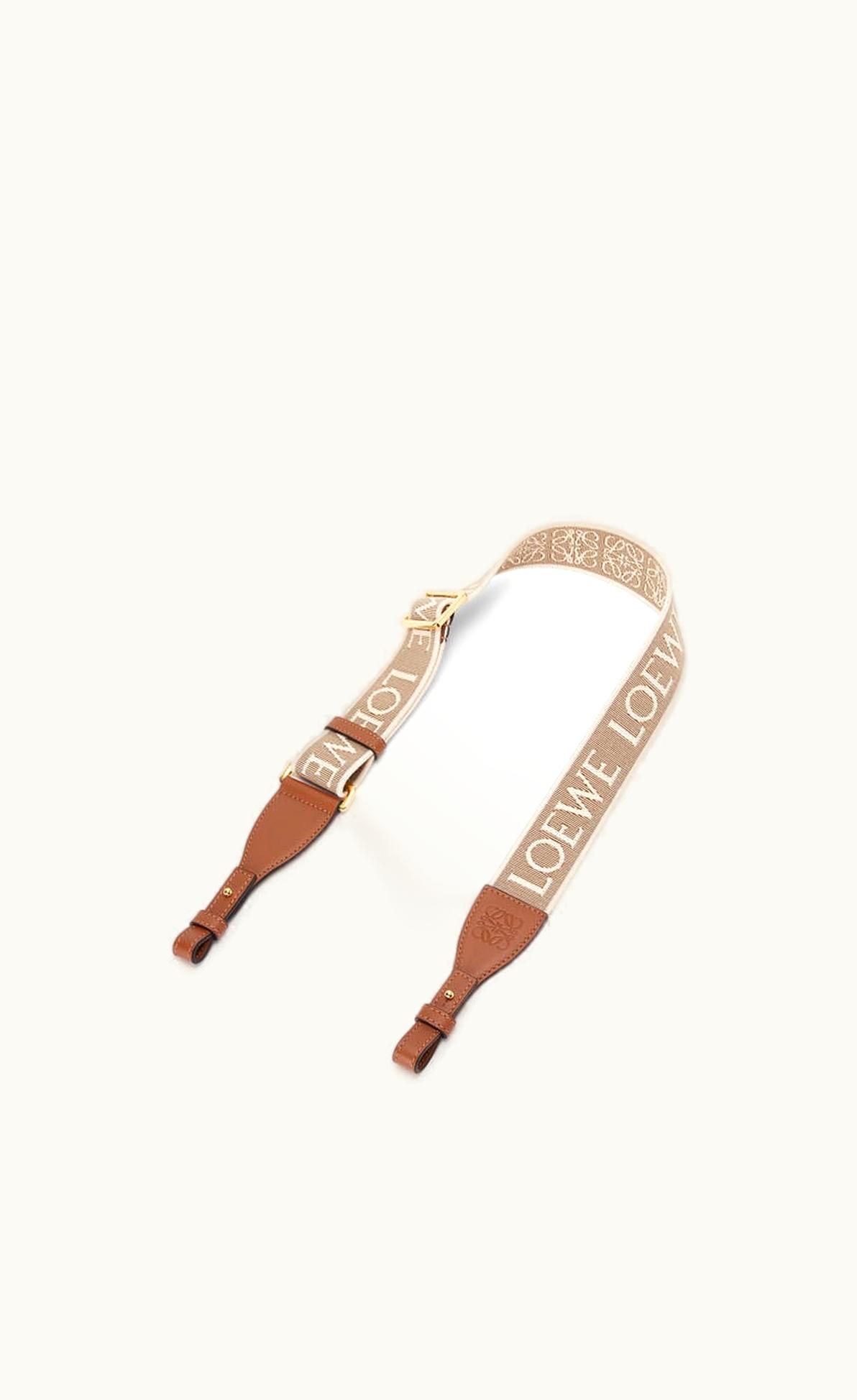 Loewe Loewe Anagram Loop Strap In Jacquard And Calfskin UZ0126687