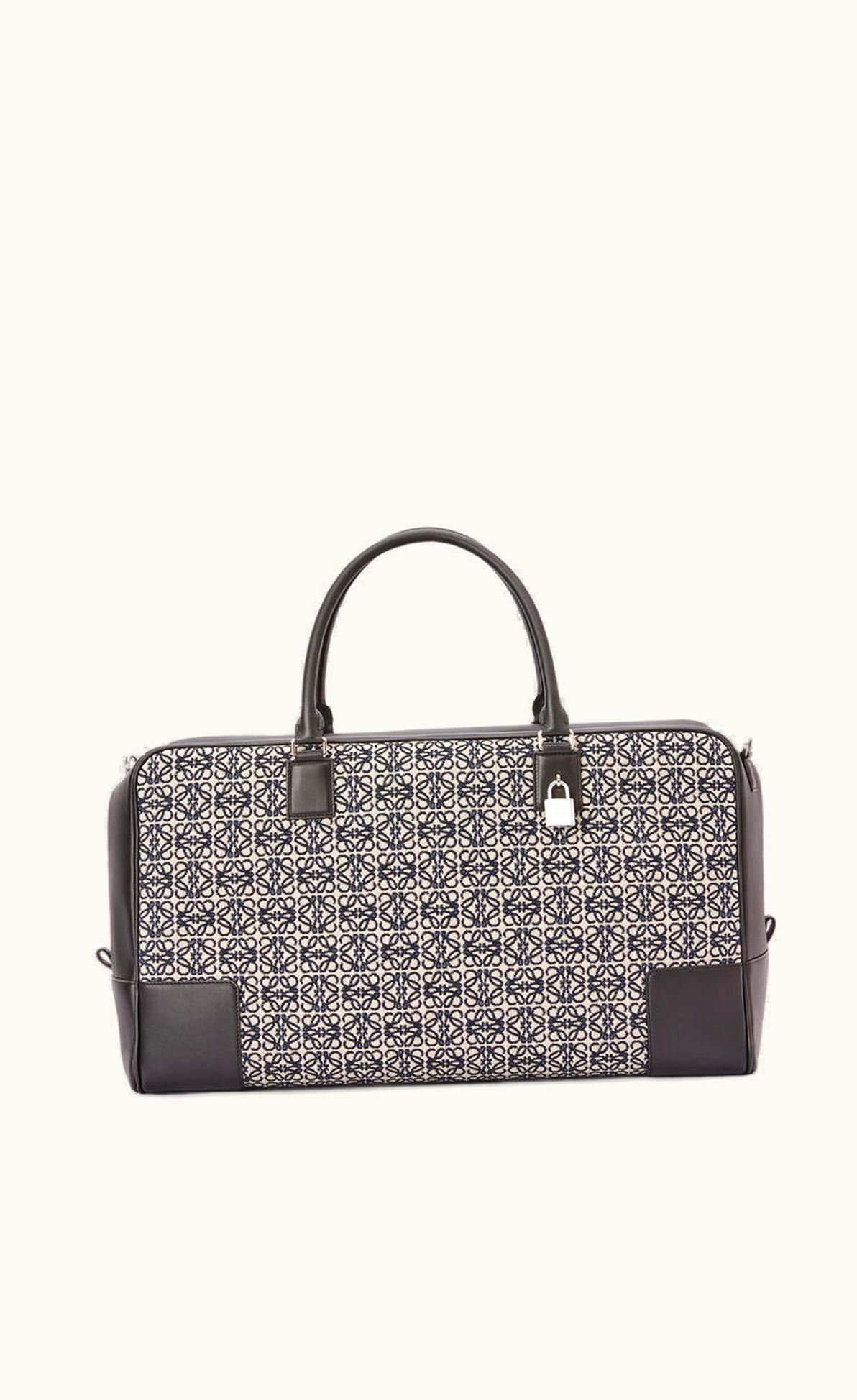 Loewe Loewe Amazona 44 Bag In Anagram Jacquard And Calfskin UZ0126820