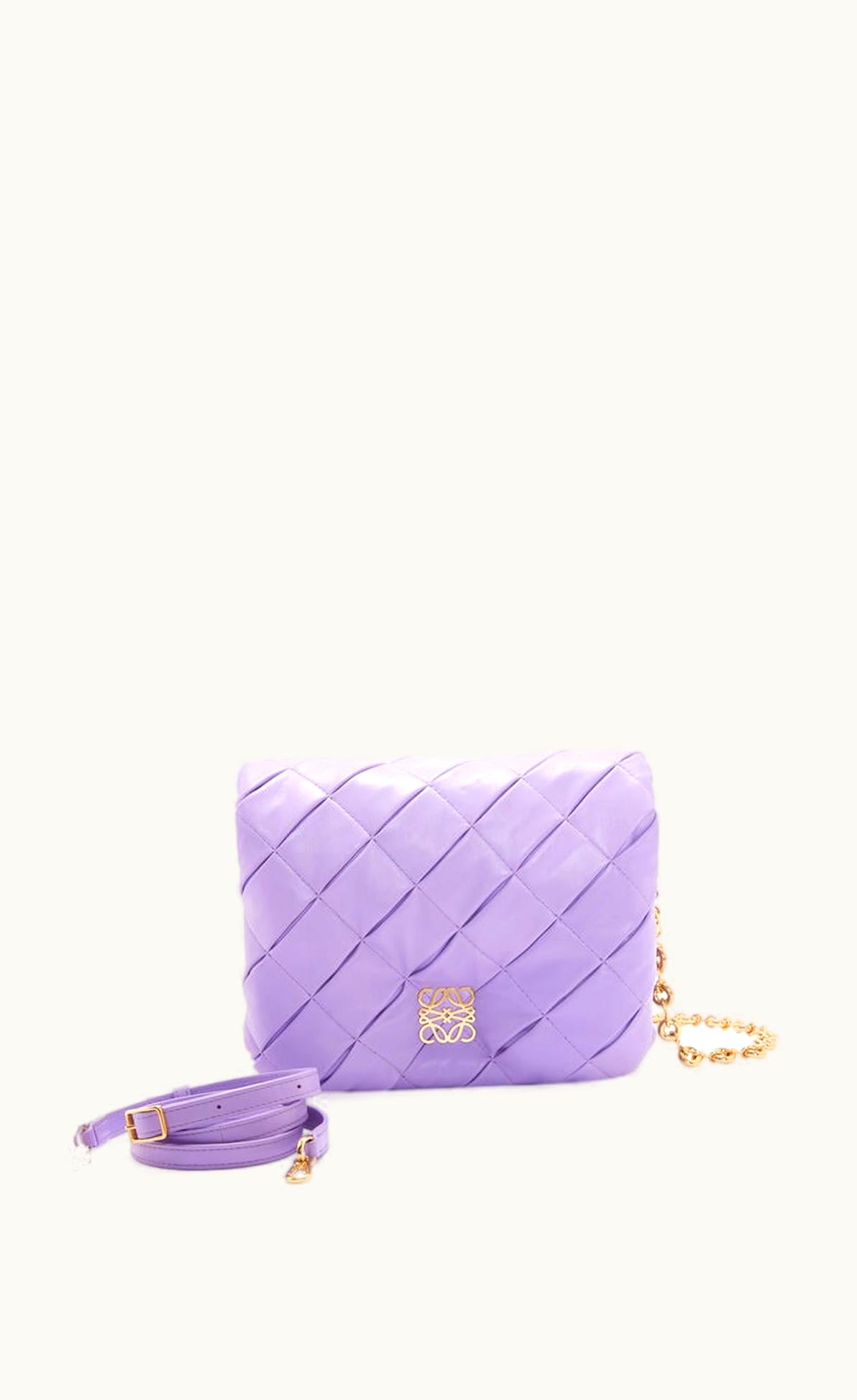 Loewe Loewe Puffer Goya In Pleated Shiny Nappa Lambskin UZ0126837