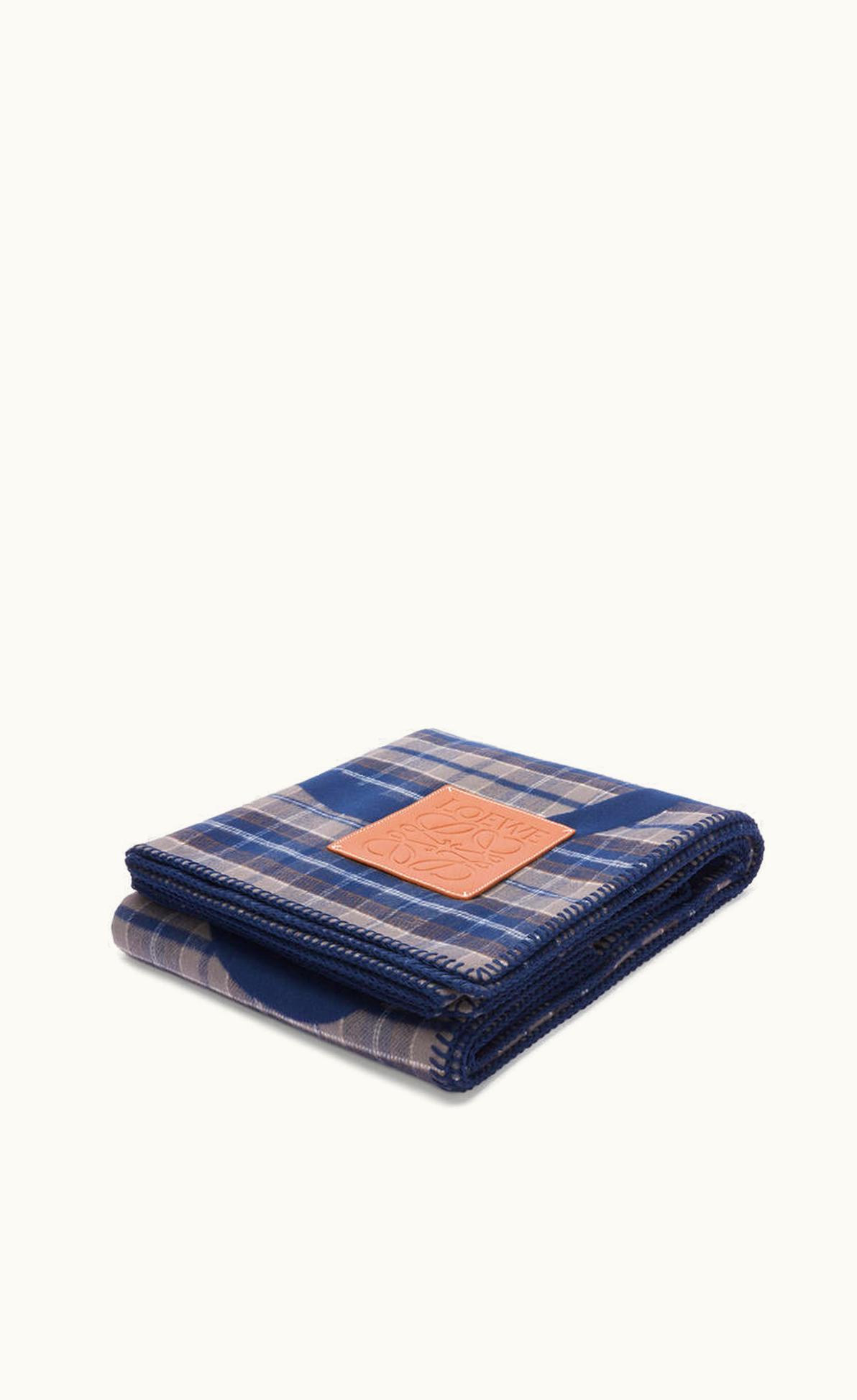 Loewe Loewe Check Blanket In Wool And Cashmere UZ0126943