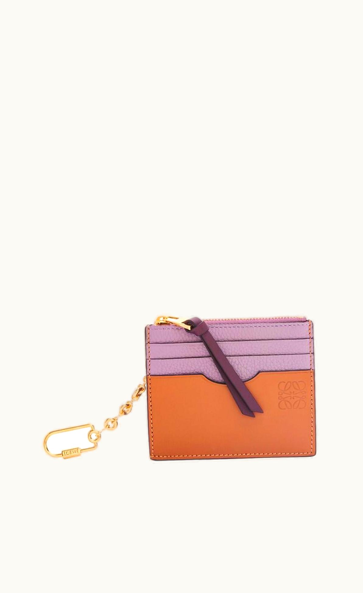 Loewe Loewe Square Cardholder In Soft Grained Calfskin With Chain UZ0126999