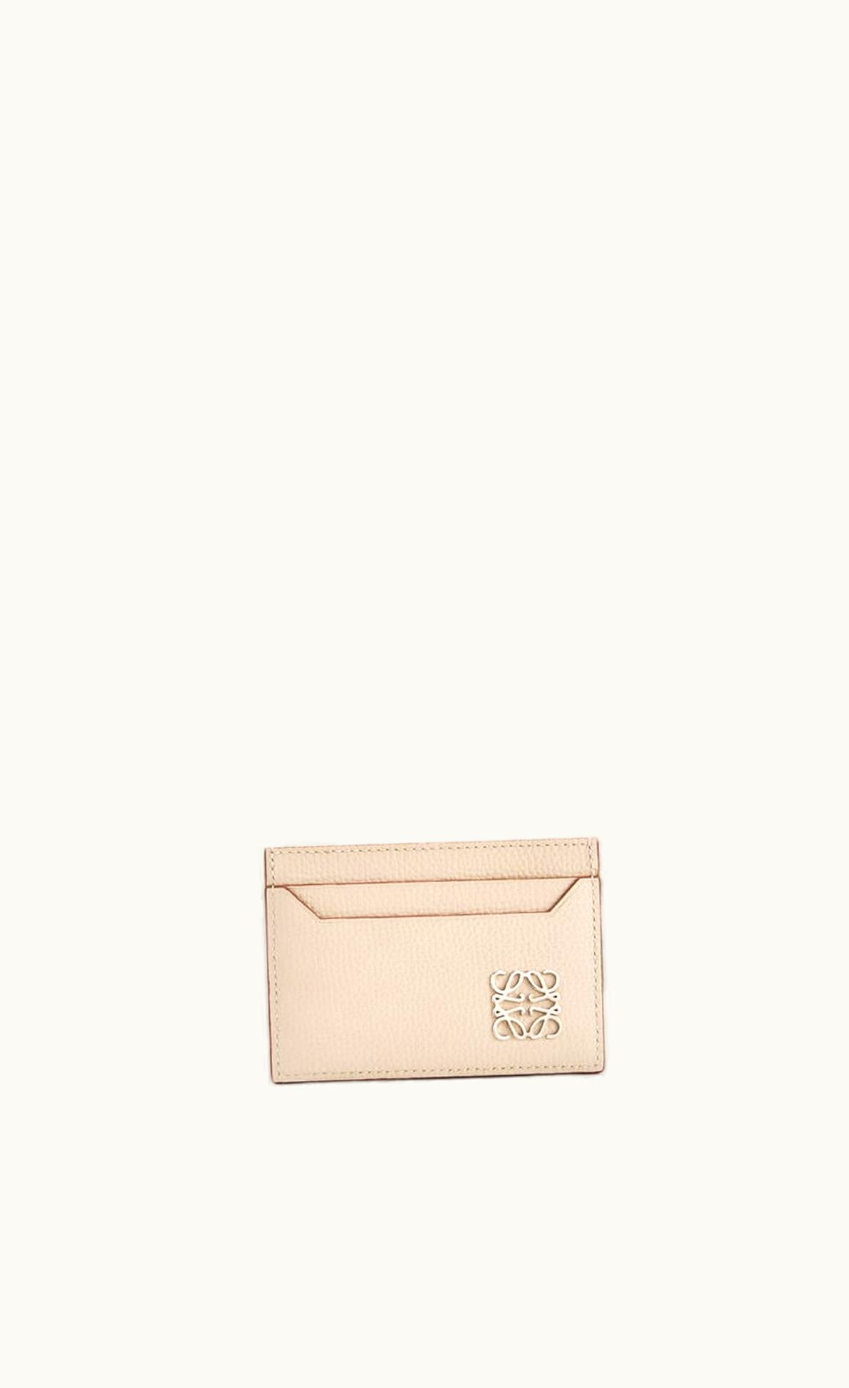 Loewe Loewe Anagram Plain Cardholder In Pebble Grain Calfskin UZ0127069