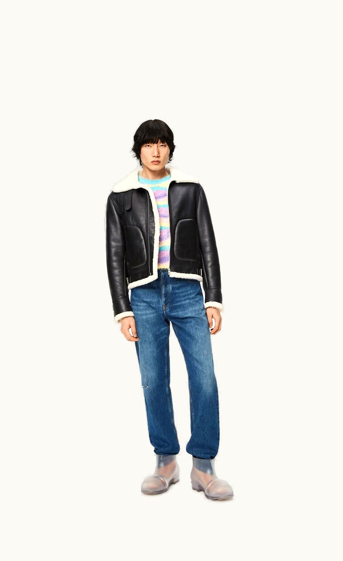 Loewe Loewe Aviator Jacket In Shearling UZ0127177