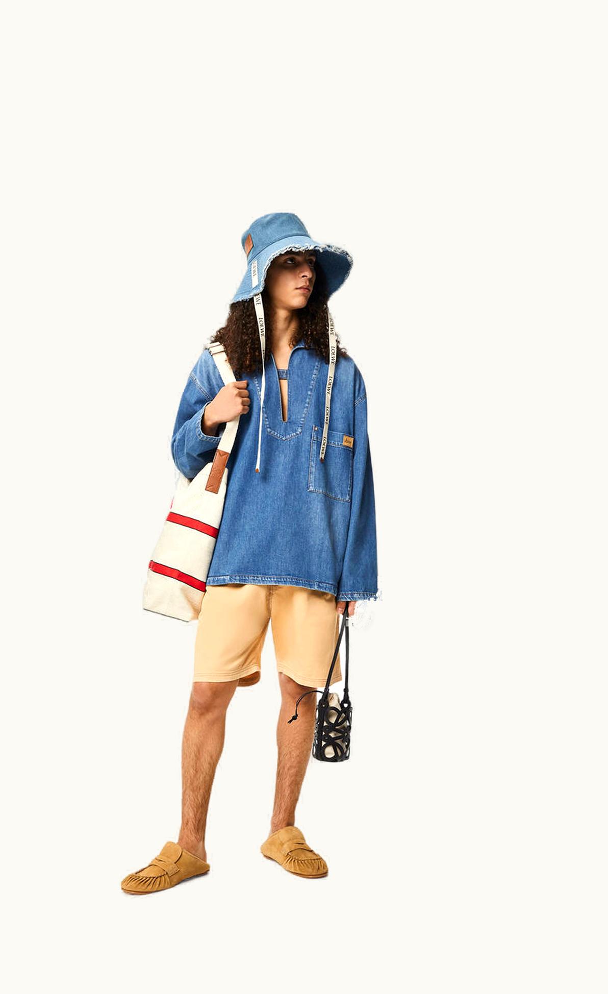 Loewe Loewe Vareuse Shirt In Denim