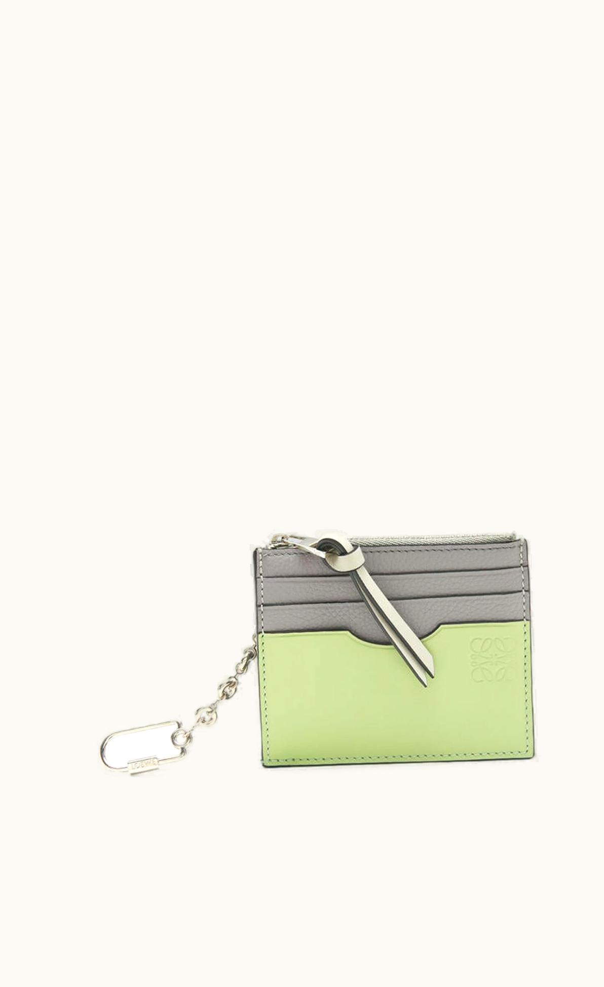 Loewe Loewe Square Cardholder In Soft Grained Calfskin With Chain UZ0127197