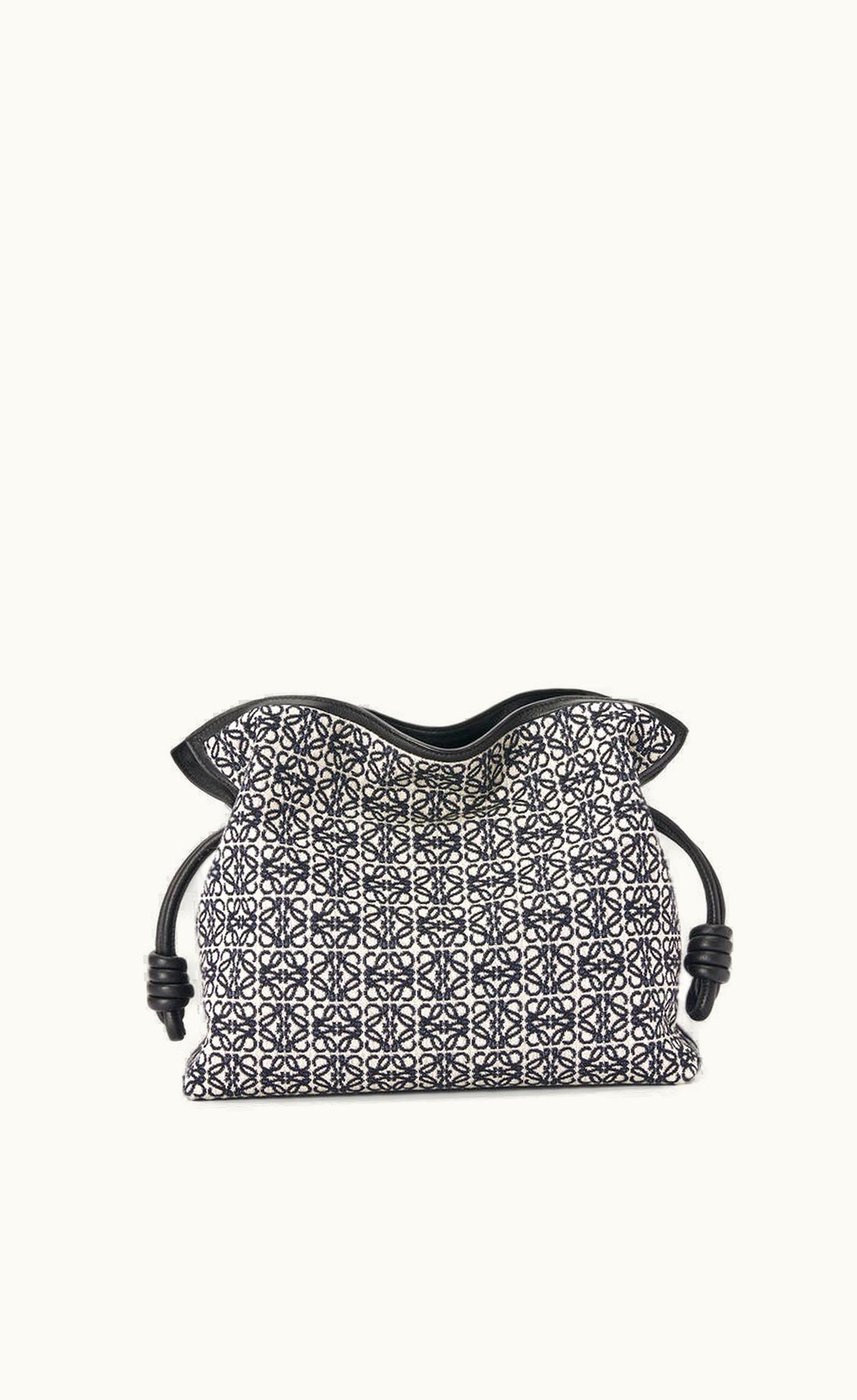 Loewe Loewe Flamenco Clutch In Anagram Jacquard And Calfskin UZ0127224