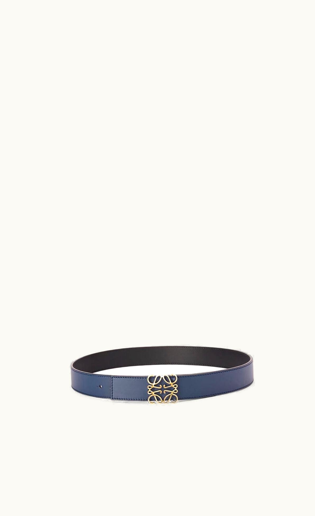 Loewe Loewe Reversible Anagram Belt In Smooth Calfskin UZ0127229