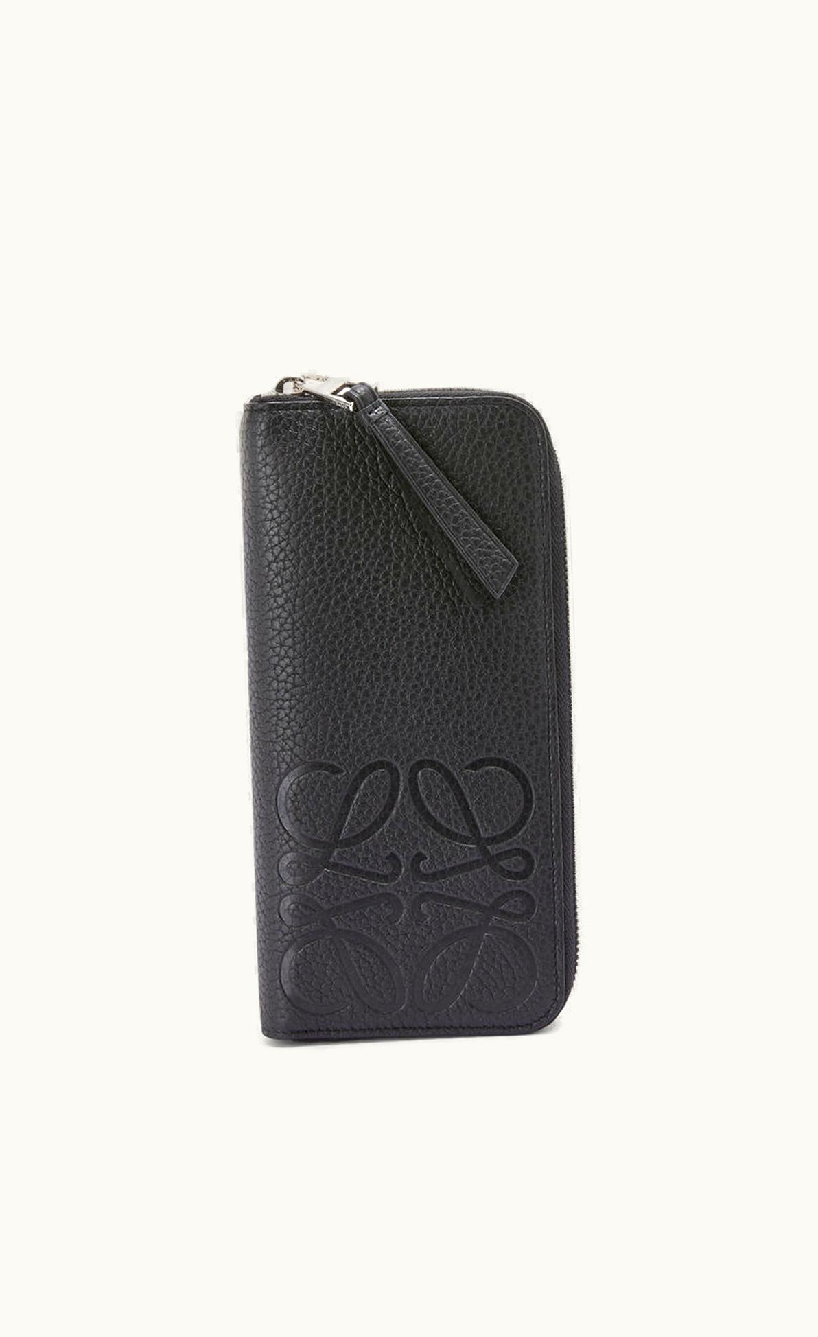 Loewe Loewe Brand Open Wallet In Grained Calfskin UZ0127323