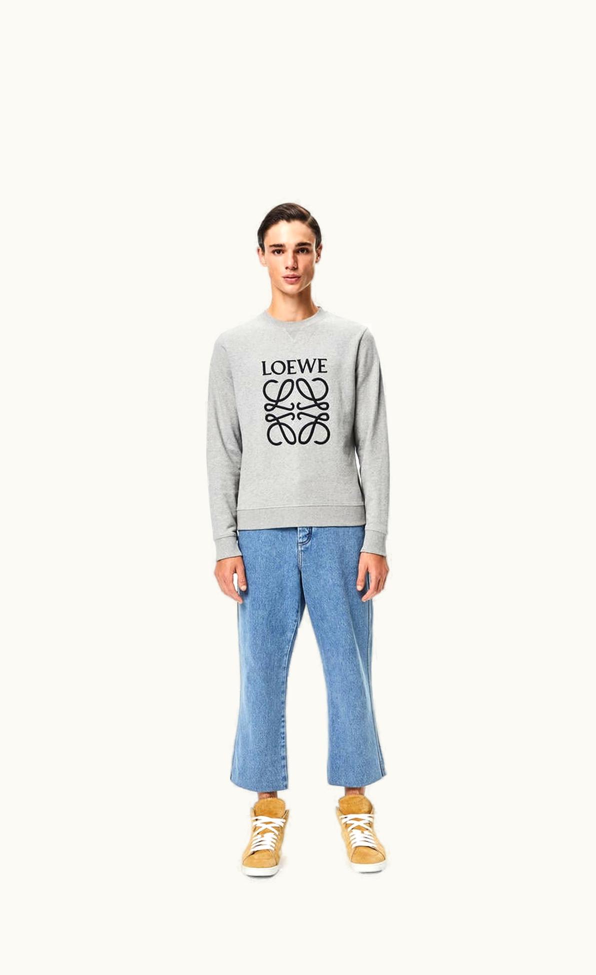 Loewe Loewe Anagram Embroidered Sweatshirt In Cotton UZ0127328
