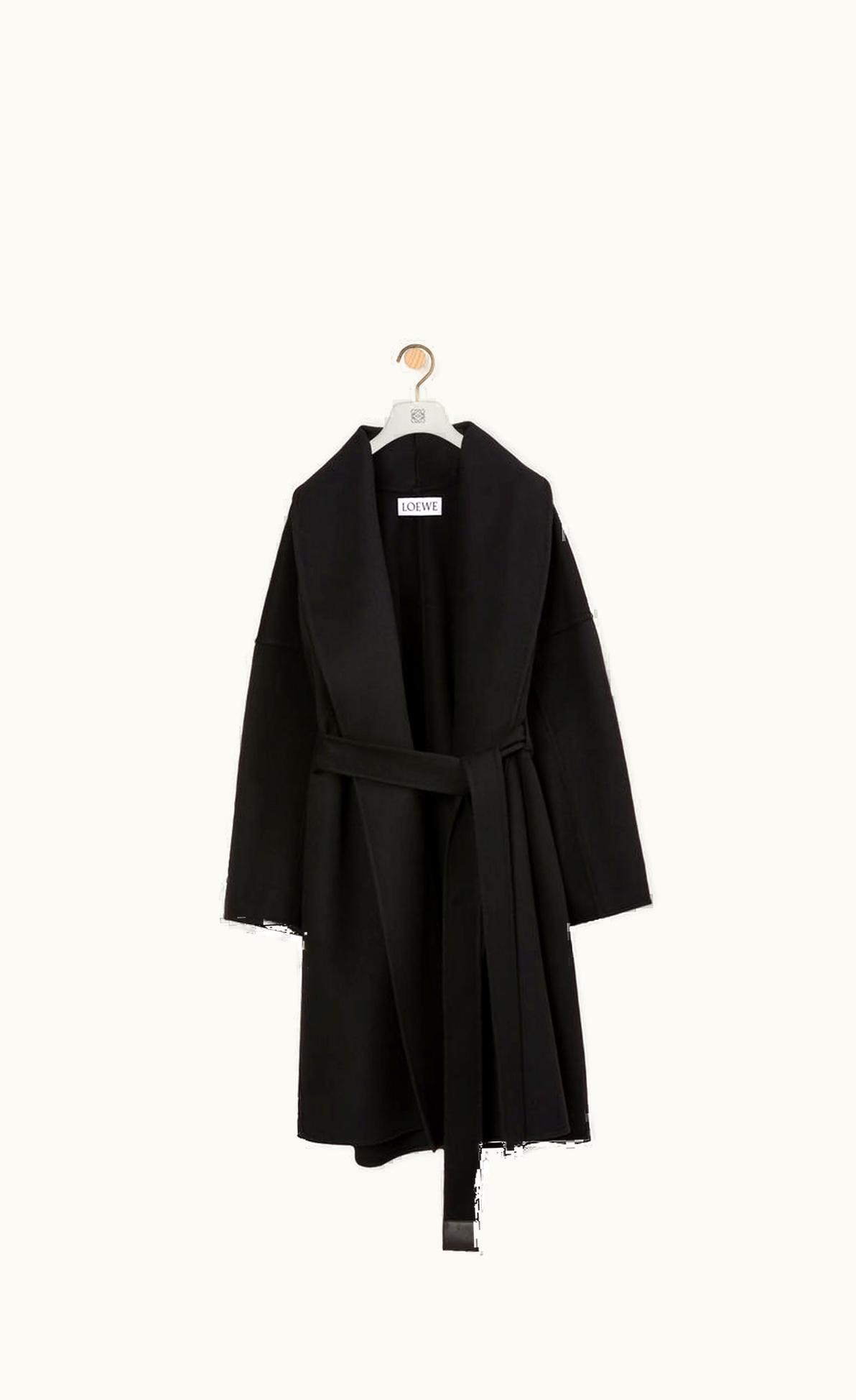 Loewe Loewe Belted Coat In Wool And Cashmere UZ0127356